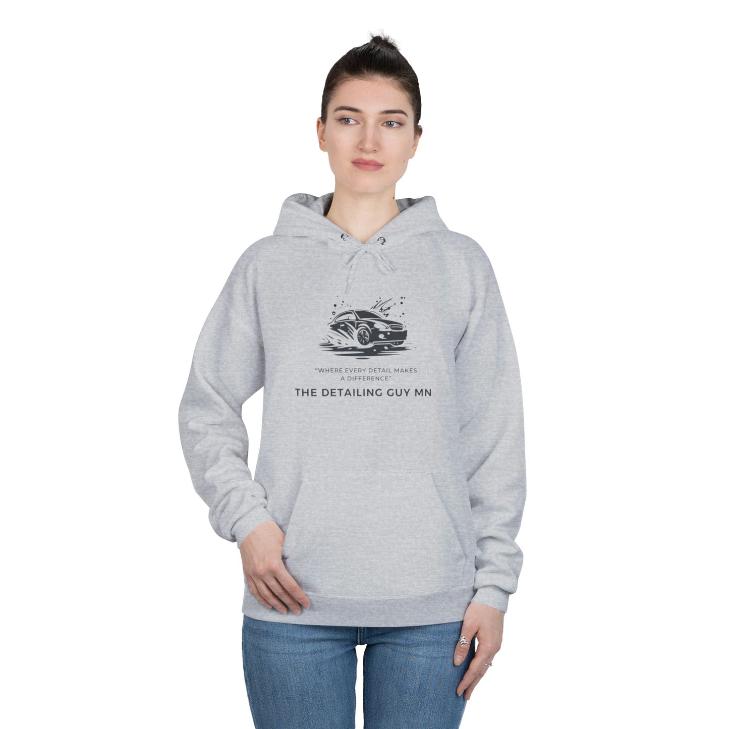 LA Detail guy -Eco-Friendly Hoodie, Unisex Pullover, Sustainable Fashion, Spring Event Merch, EcoSmart Sweatshirt