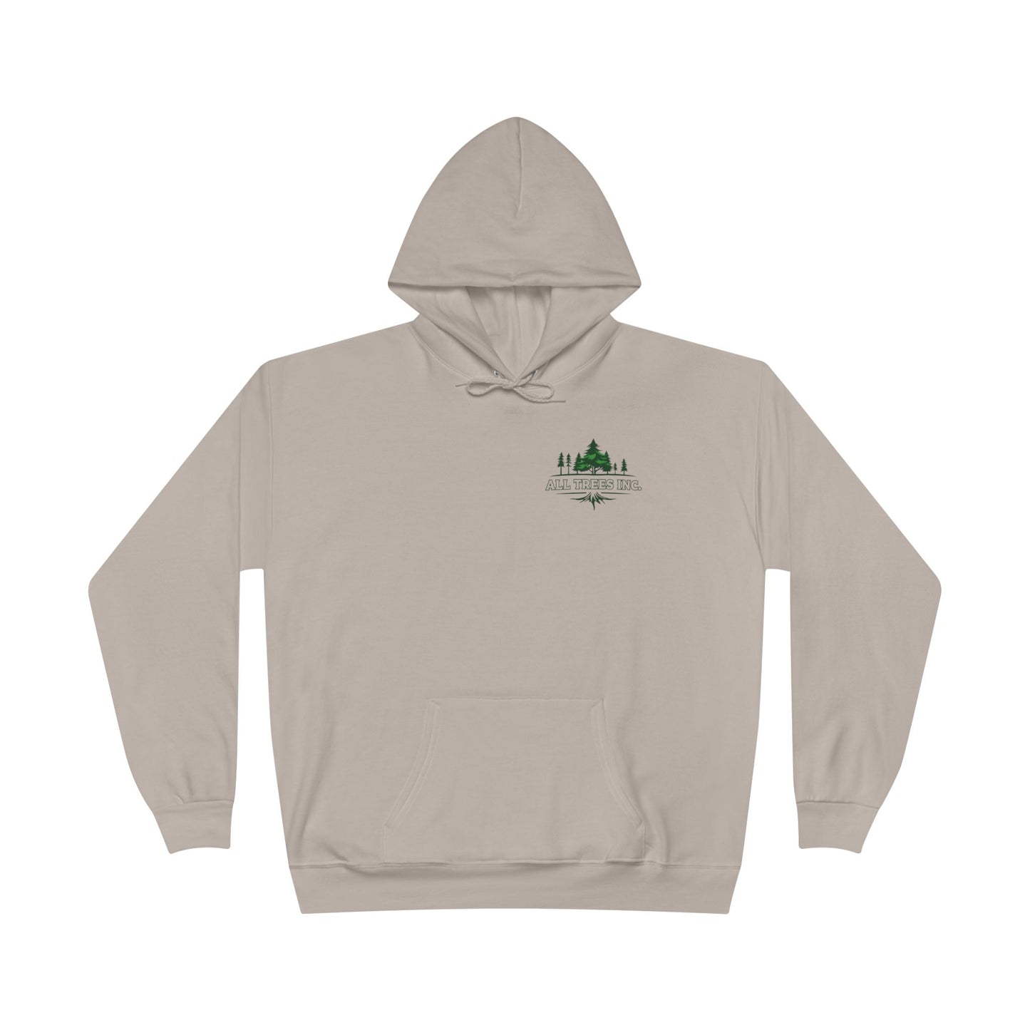 LA-All Trees INC -Eco-Friendly Hoodie, Unisex Pullover, Sustainable Fashion, Spring Event Merch, EcoSmart Sweatshirt