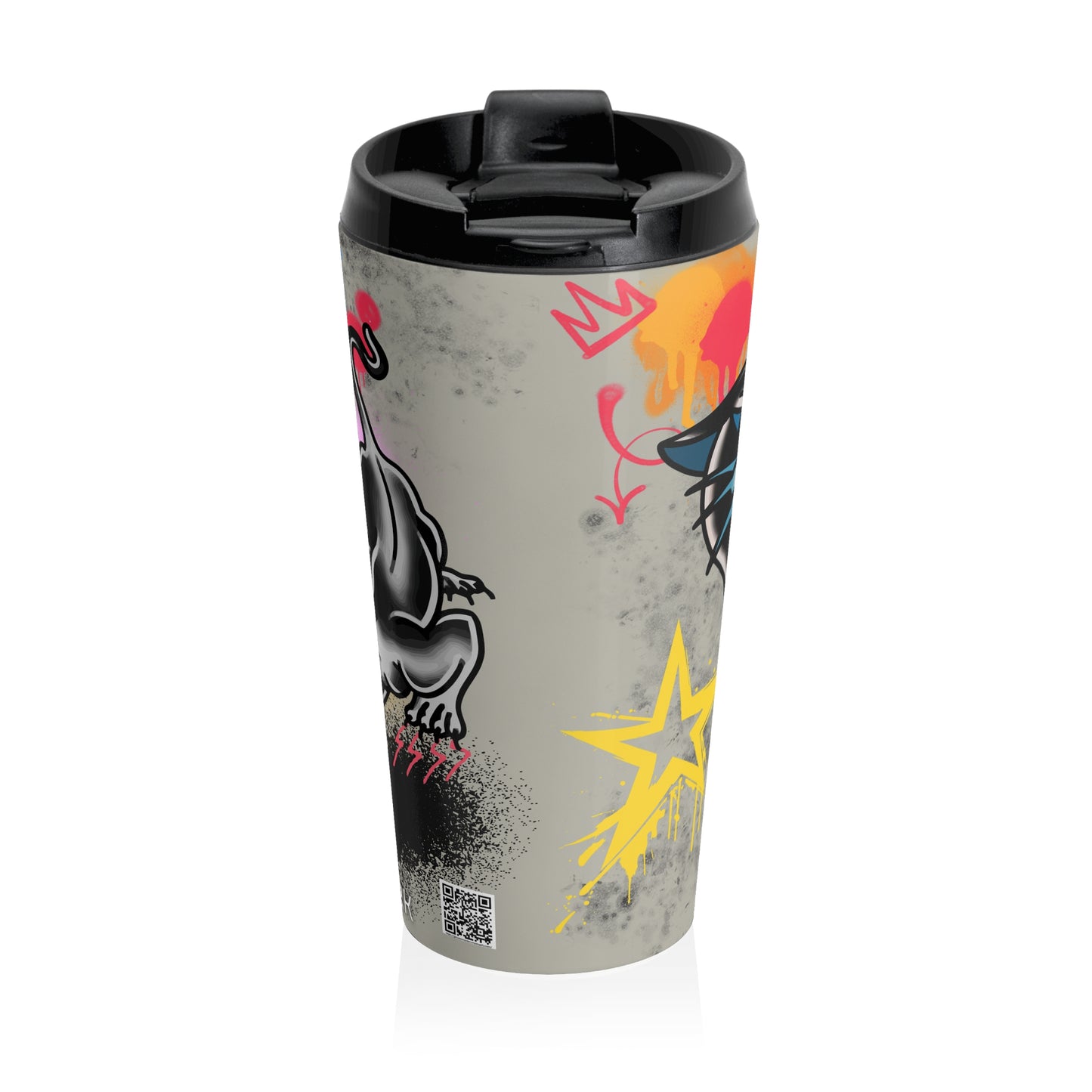 SLP Panther Graffiti -Stainless Steel Travel Mug