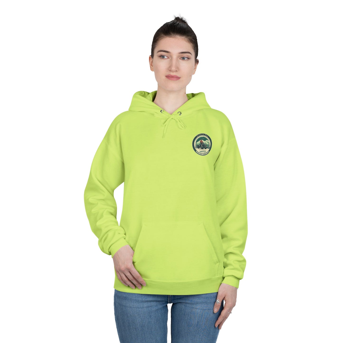 LA Mazi-Friendly Hoodie, Unisex Pullover, Sustainable Fashion, Spring Event Merch, EcoSmart Sweatshirt