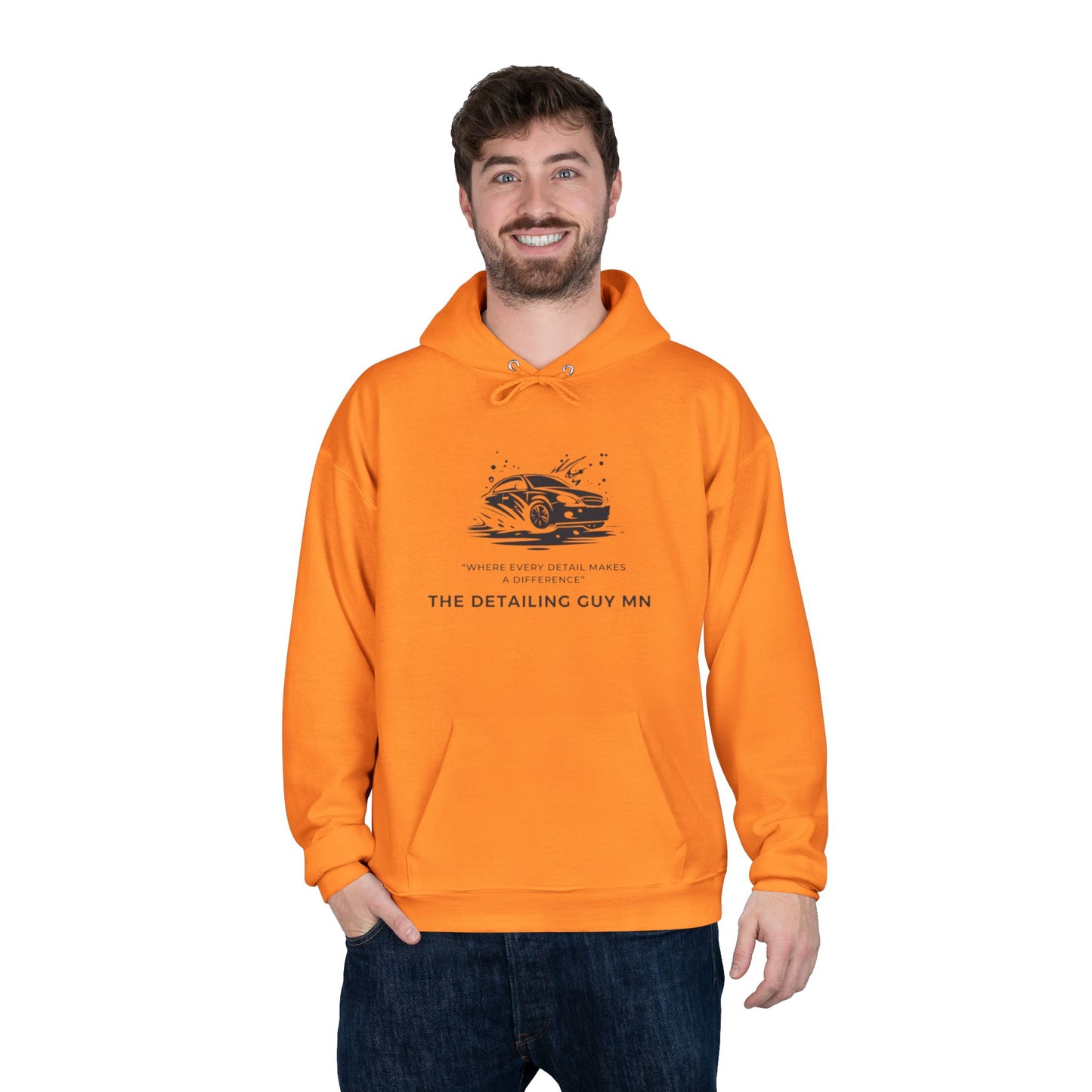 LA Detail guy -Eco-Friendly Hoodie, Unisex Pullover, Sustainable Fashion, Spring Event Merch, EcoSmart Sweatshirt