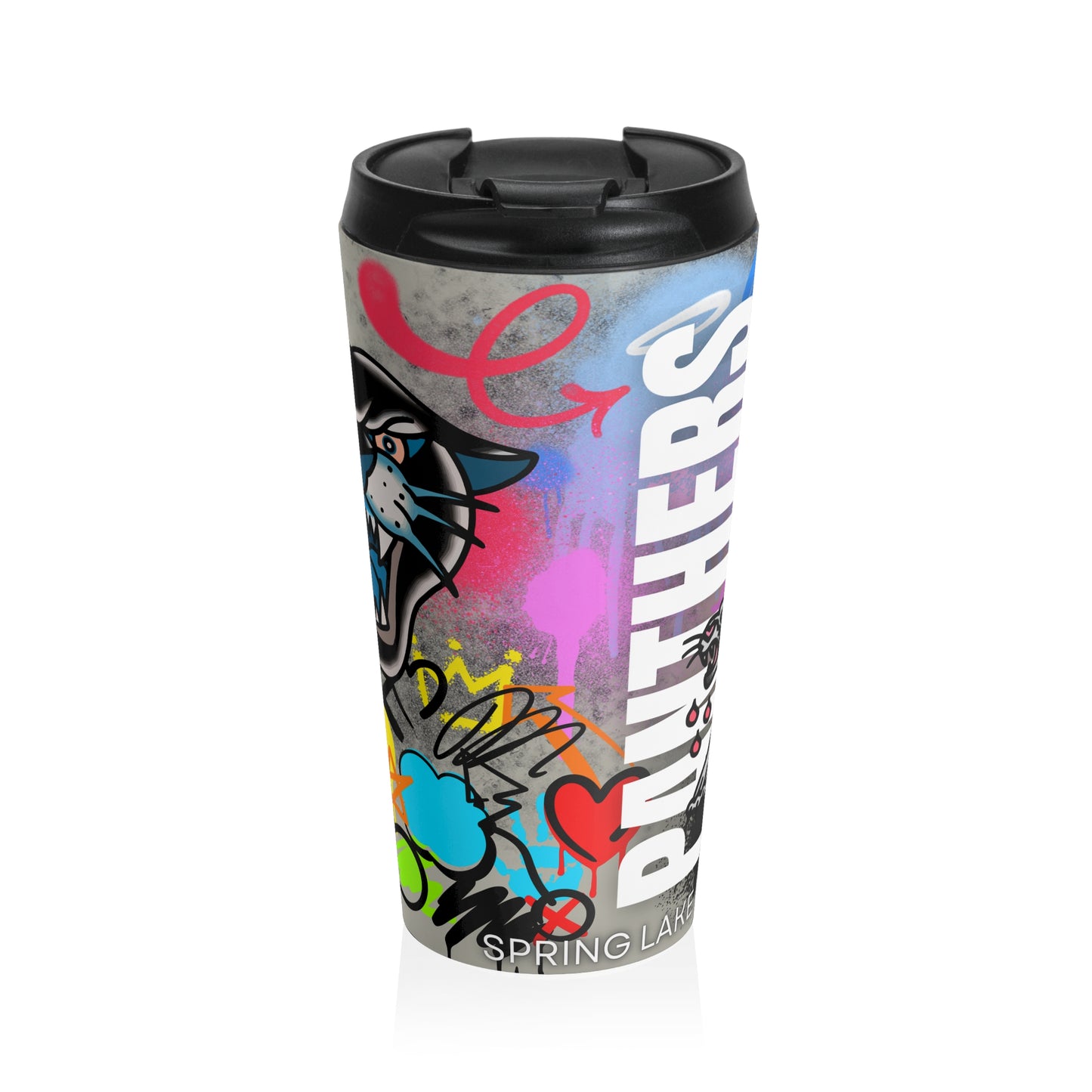 SLP Panther Graffiti -Stainless Steel Travel Mug