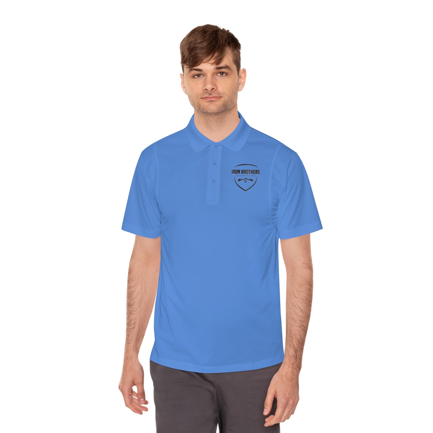(IBC Logo Front Only) Men's Sport Polo Shirt
