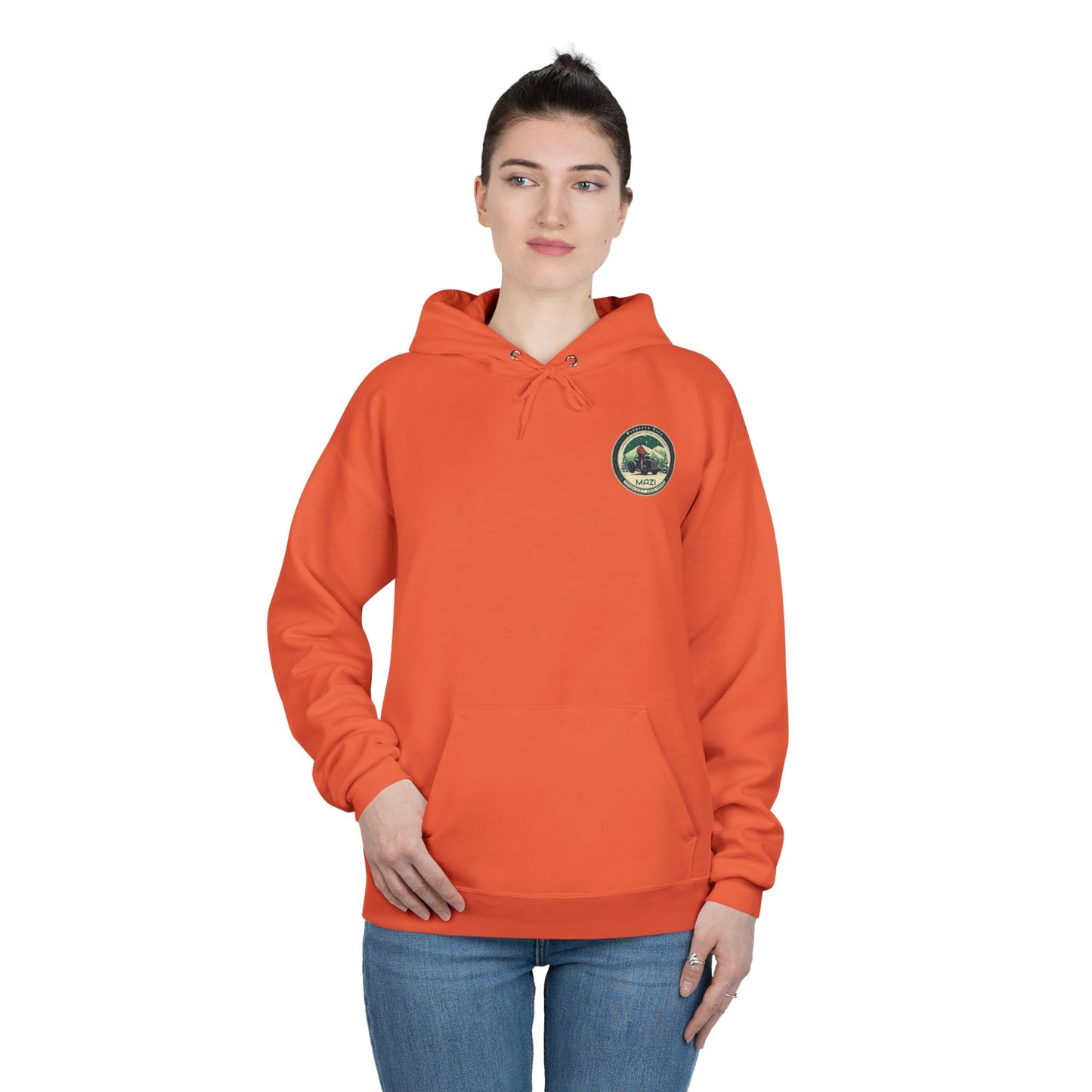 LA Mazi-Friendly Hoodie, Unisex Pullover, Sustainable Fashion, Spring Event Merch, EcoSmart Sweatshirt