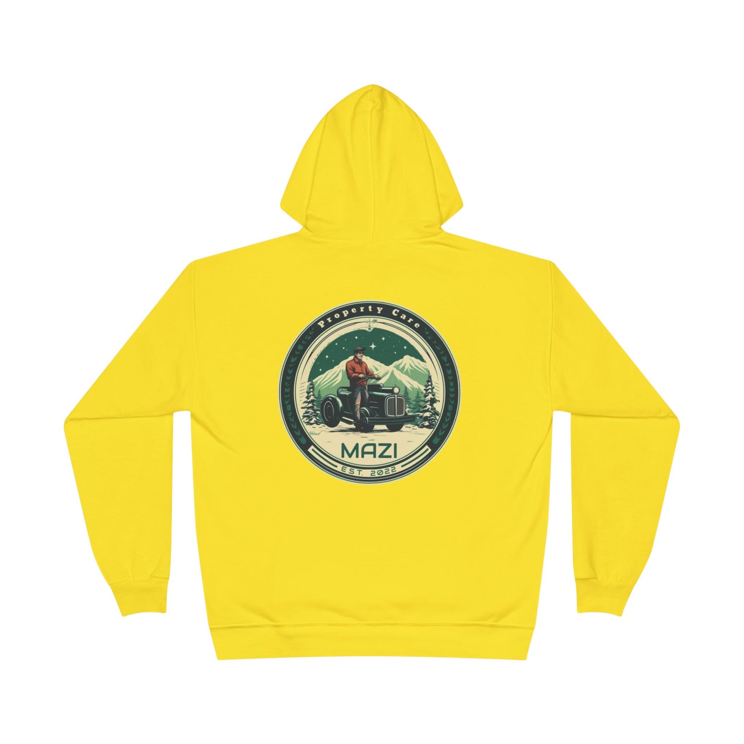 LA Mazi-Friendly Hoodie, Unisex Pullover, Sustainable Fashion, Spring Event Merch, EcoSmart Sweatshirt