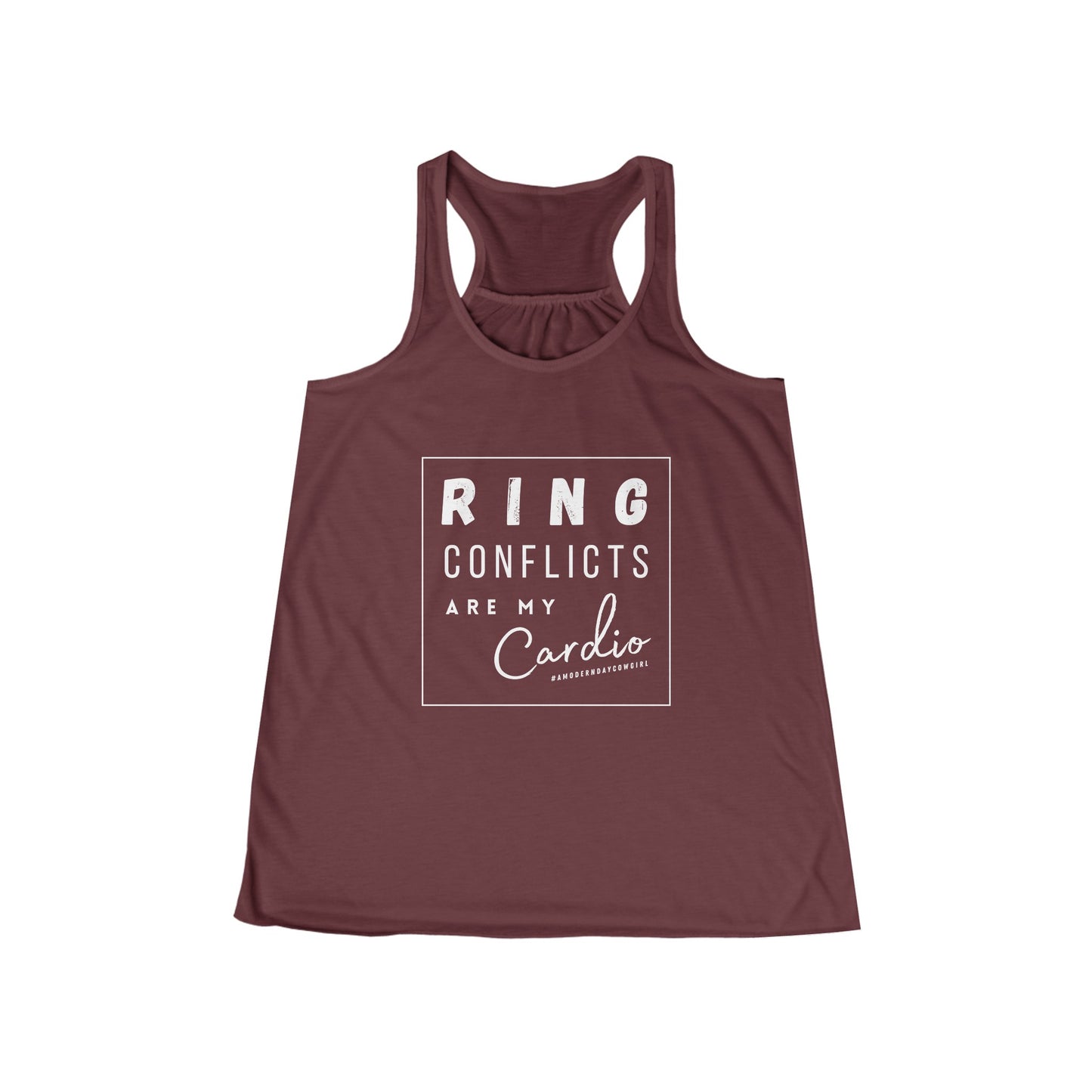 CONFLICTS Women's Flowy Racerback Tank