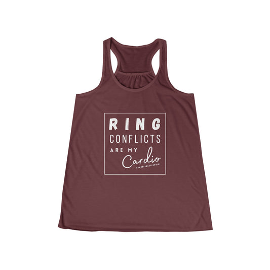 CONFLICTS Women's Flowy Racerback Tank