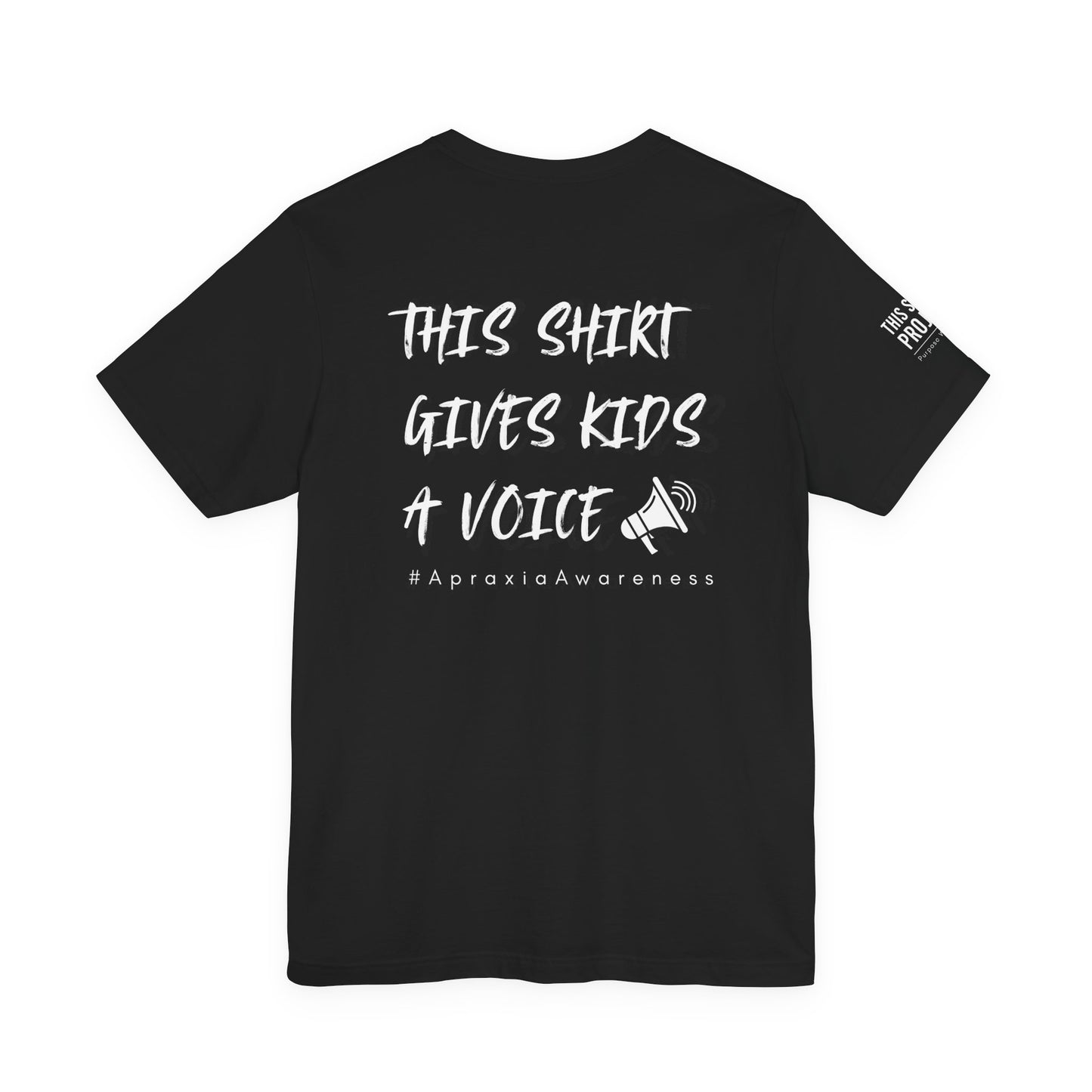 Unisex Tee Shirt + $10 donation provides communication tools for kids (Sponsored by Jae Co.)