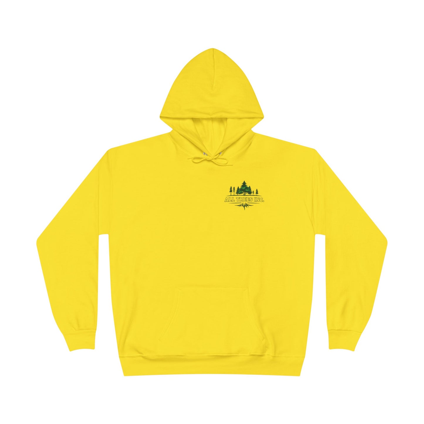 LA-All Trees INC -Eco-Friendly Hoodie, Unisex Pullover, Sustainable Fashion, Spring Event Merch, EcoSmart Sweatshirt