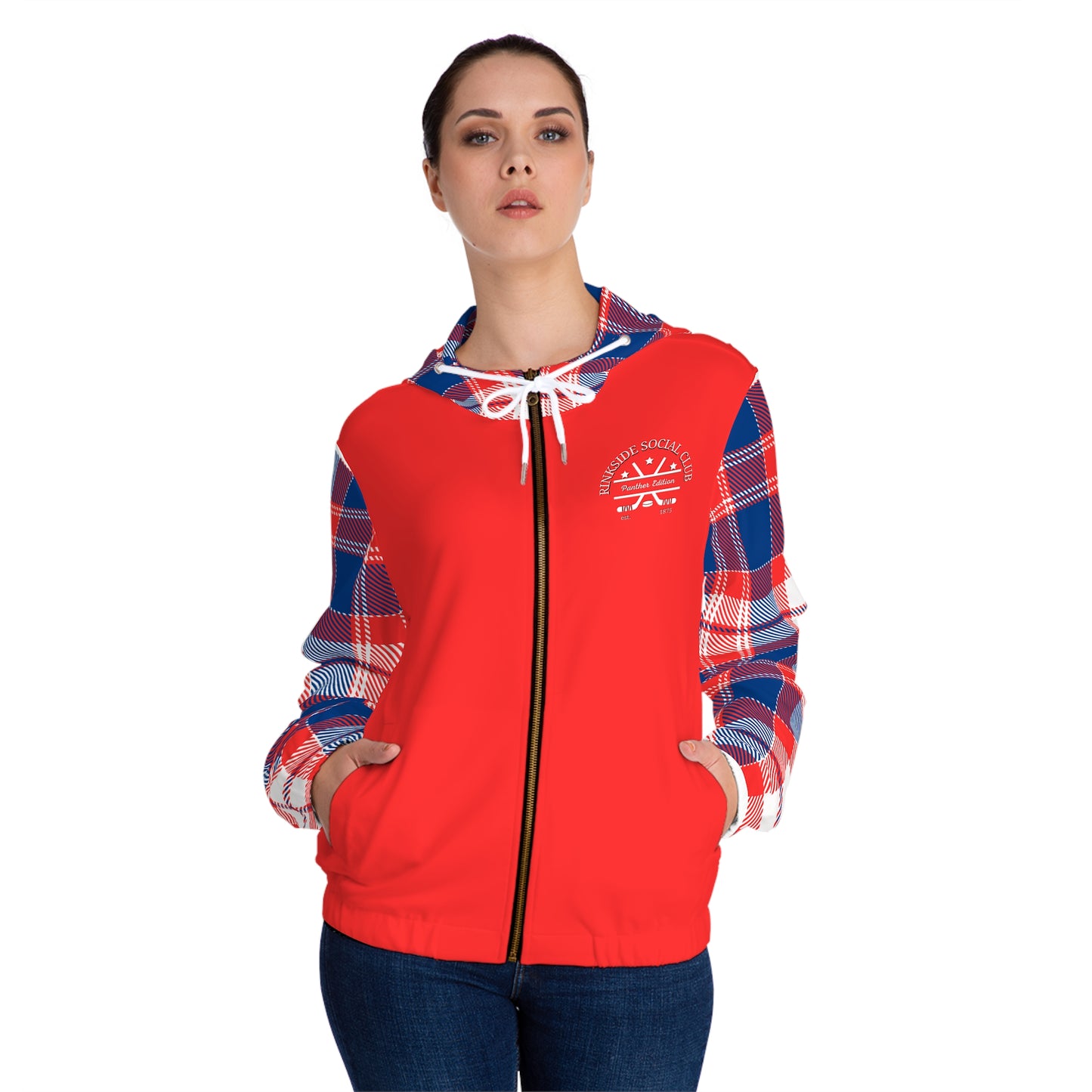 SLP- Rinkside Social Club Stylishy Women’s Full-Zip Hoodie