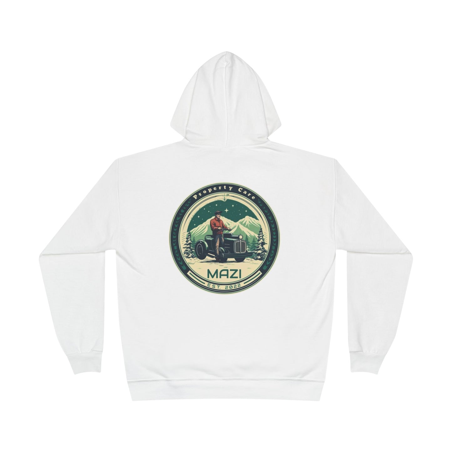 LA Mazi-Friendly Hoodie, Unisex Pullover, Sustainable Fashion, Spring Event Merch, EcoSmart Sweatshirt