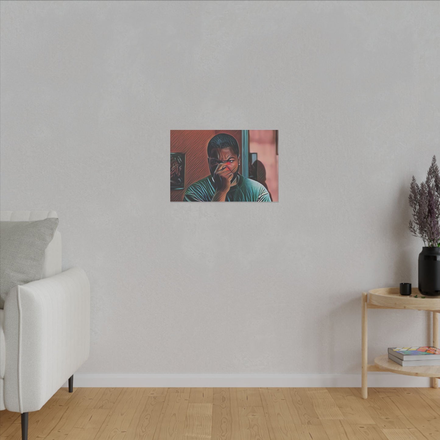 Artistic Matte Canvas Wall Art - Funny Bathroom Decor