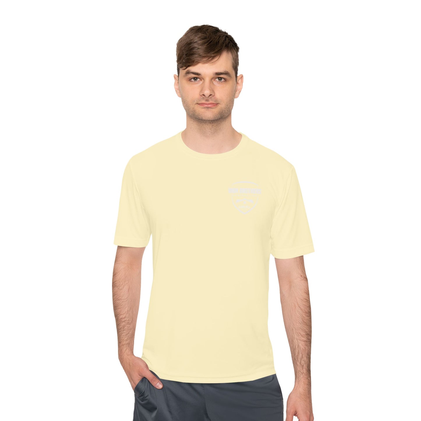 (IBC 20 year front/back logo) Unisex Moisture Wicking Tee in Safety Colors and more