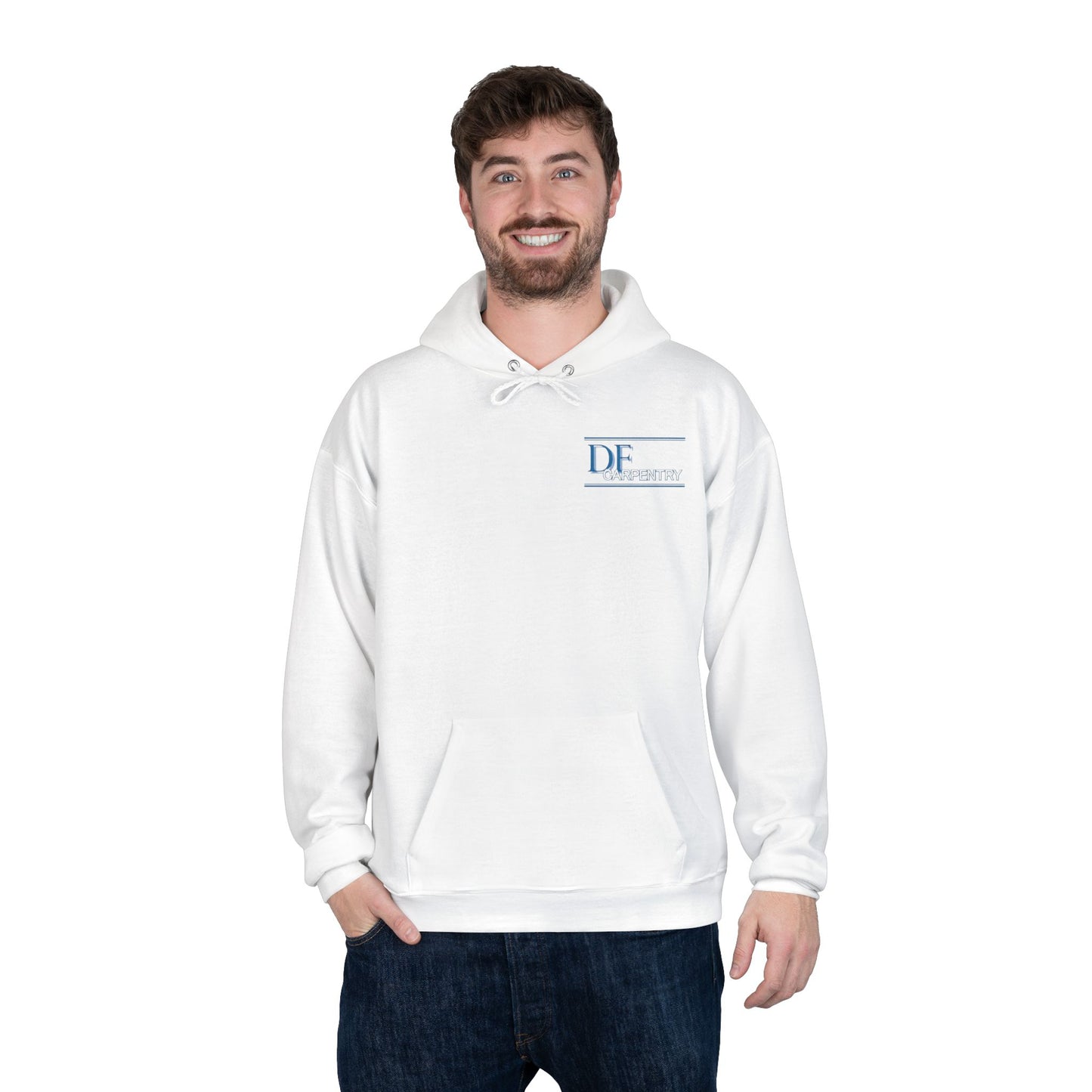 LA DF-Friendly Hoodie, Unisex Pullover, Sustainable Fashion, Spring Event Merch, EcoSmart Sweatshirt