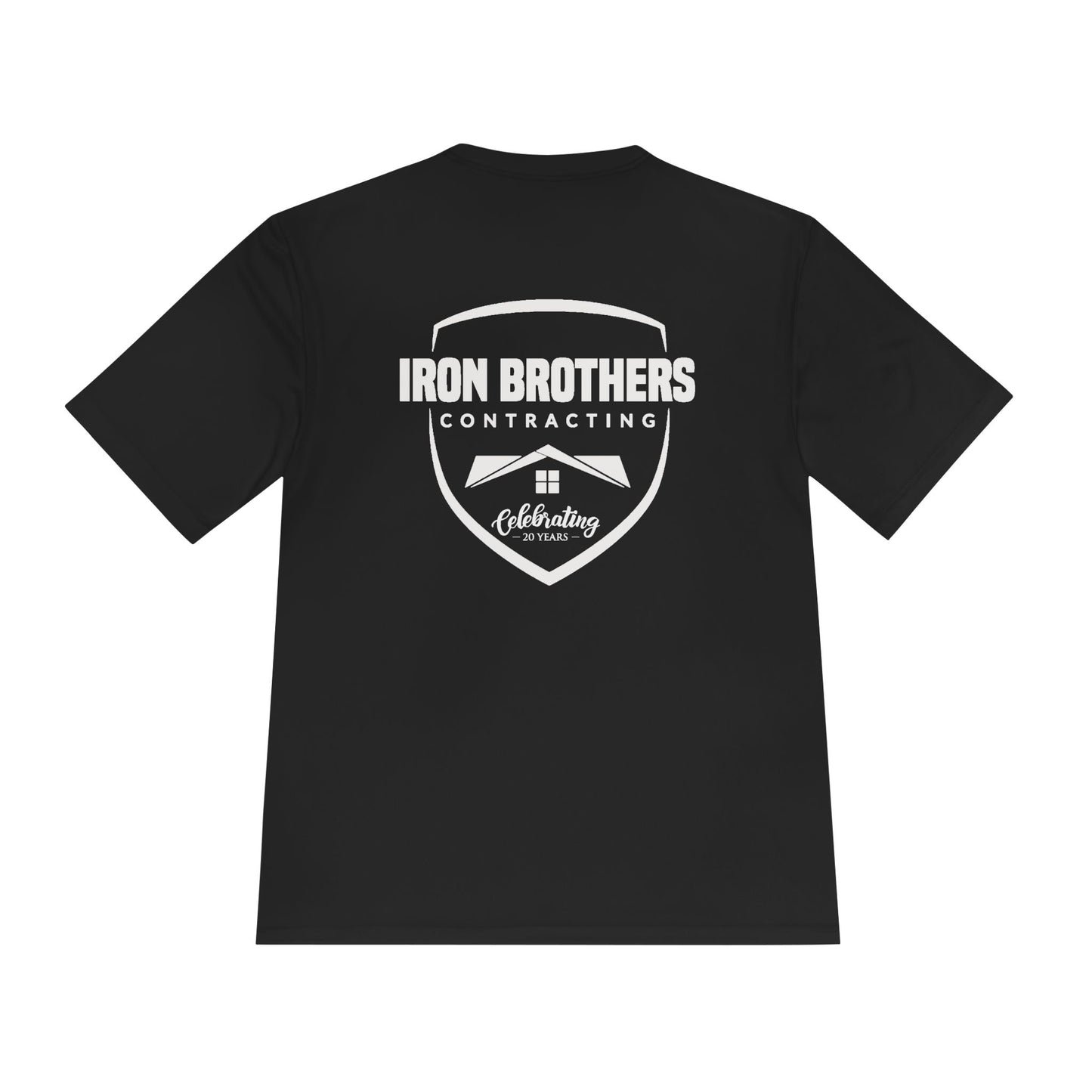 (IBC 20 year front/back logo) Unisex Moisture Wicking Tee in Safety Colors and more