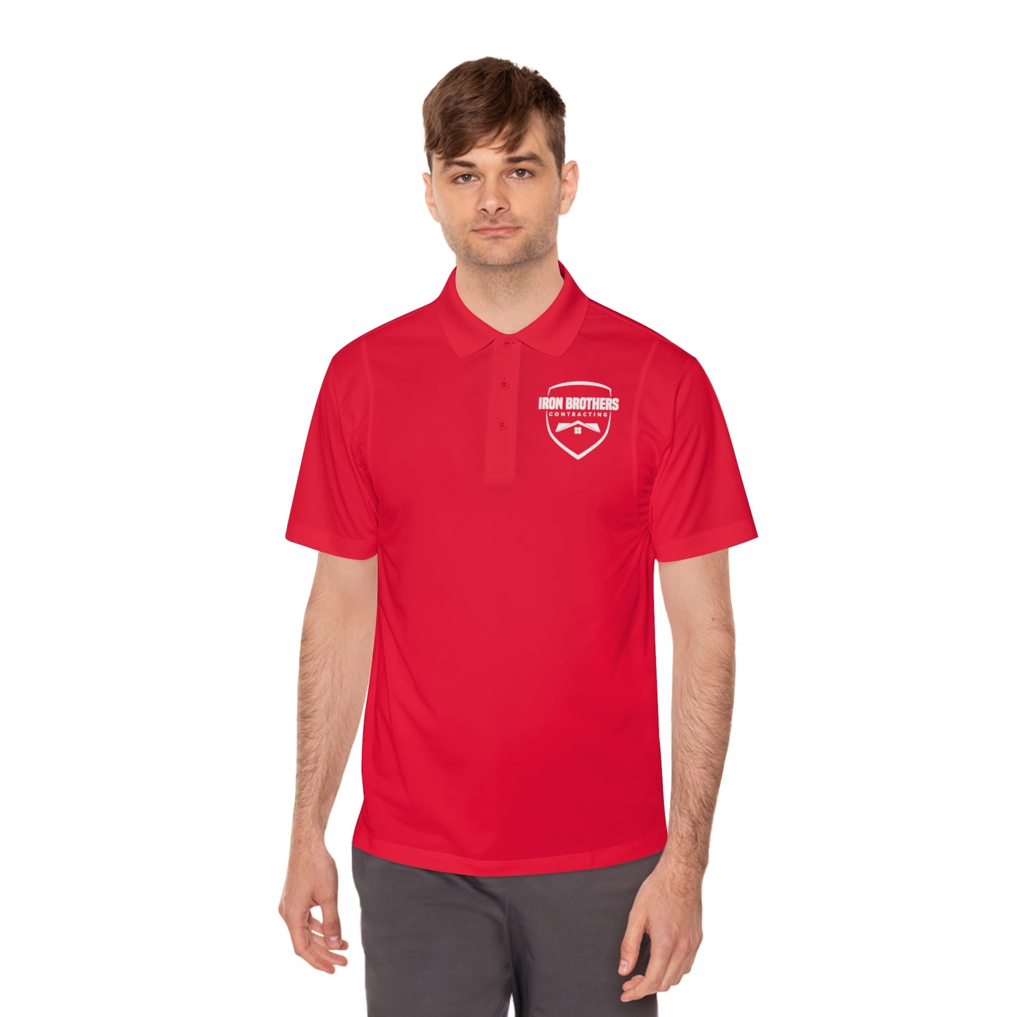 (IBC Logo Front Only) Men's Sport Polo Shirt