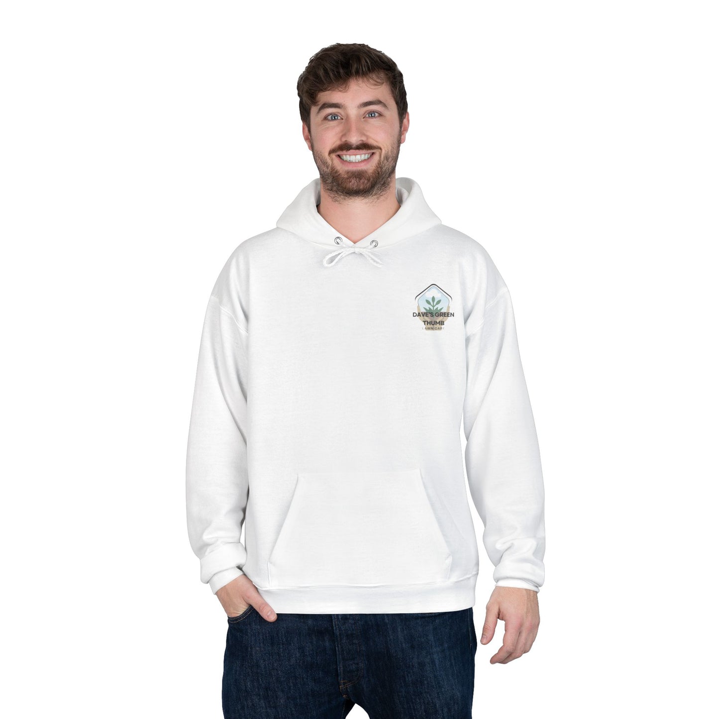 LA-Daves Green thumb -Eco-Friendly Hoodie, Unisex Pullover, Sustainable Fashion, Spring Event Merch, EcoSmart Sweatshirt