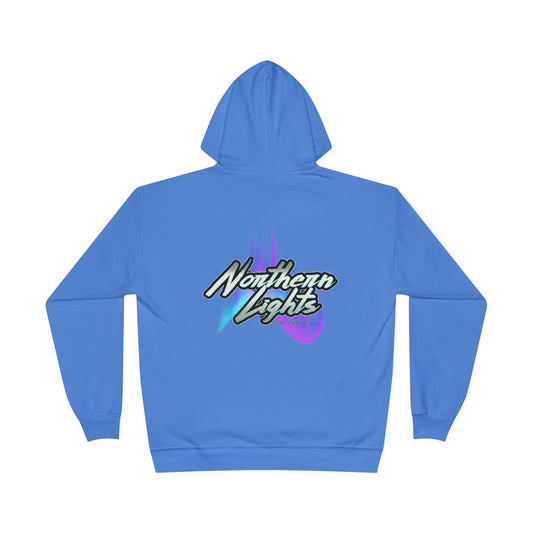 LA Northern Lights-Friendly Hoodie, Unisex Pullover, Sustainable Fashion, Spring Event Merch, EcoSmart Sweatshirt