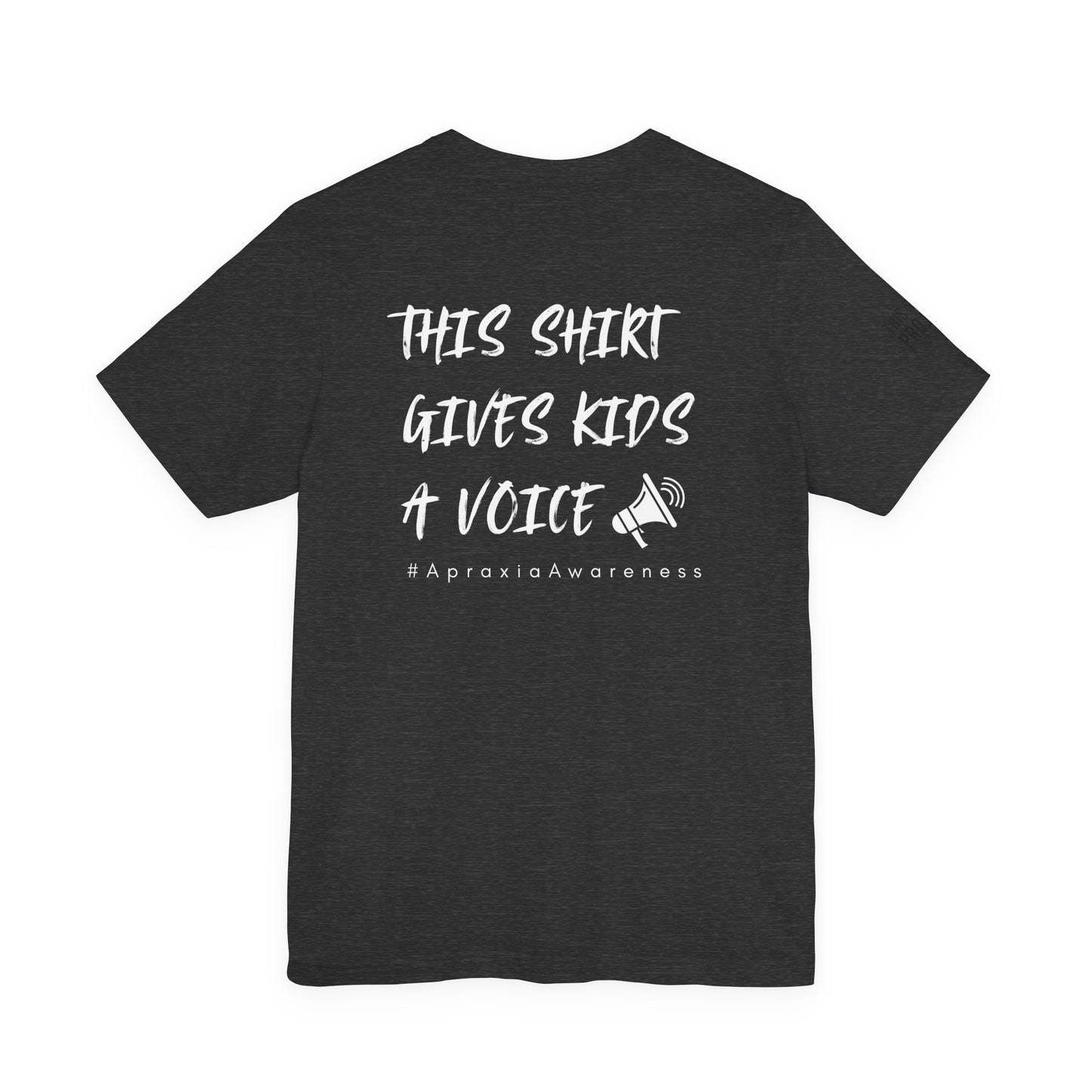 Unisex Tee Shirt + $10 donation provides communication tools for kids (Sponsored by Jae Co.)