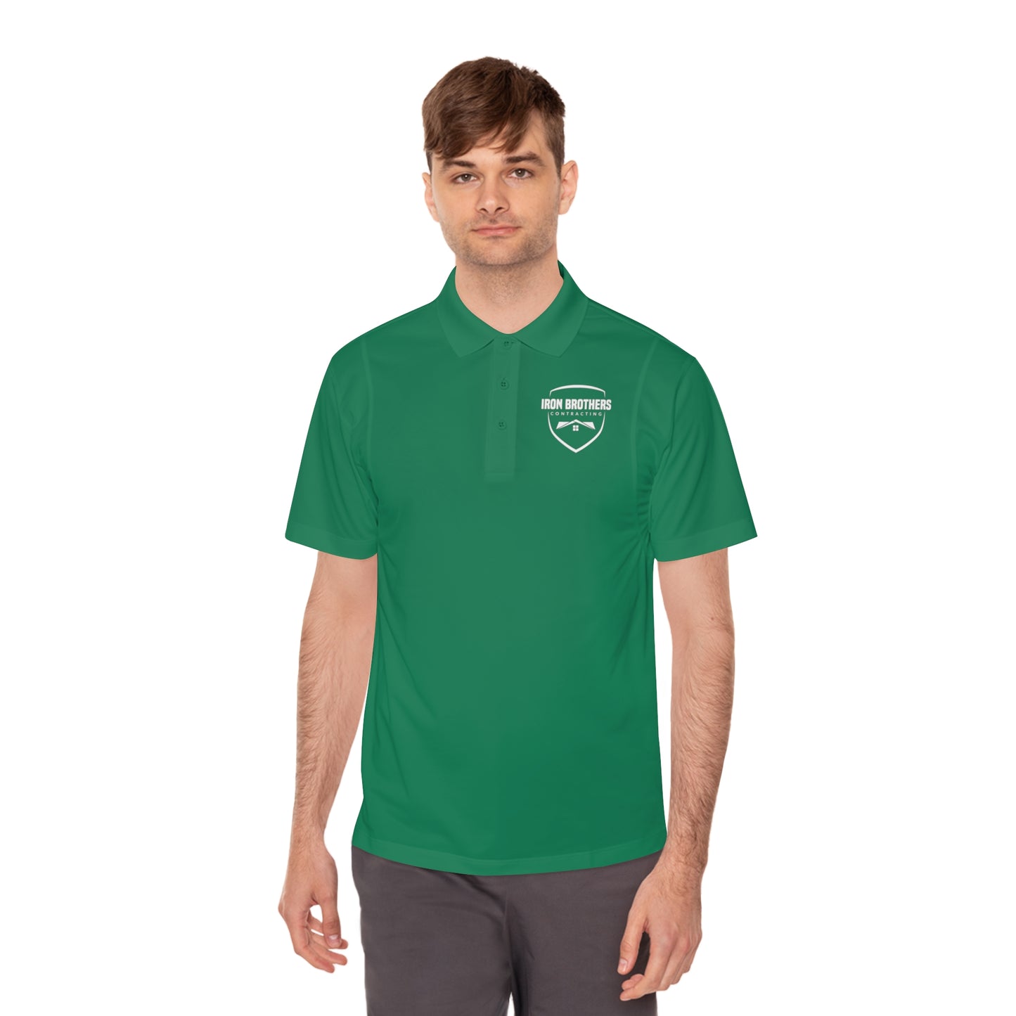 (IBC Logo Front Only) Men's Sport Polo Shirt