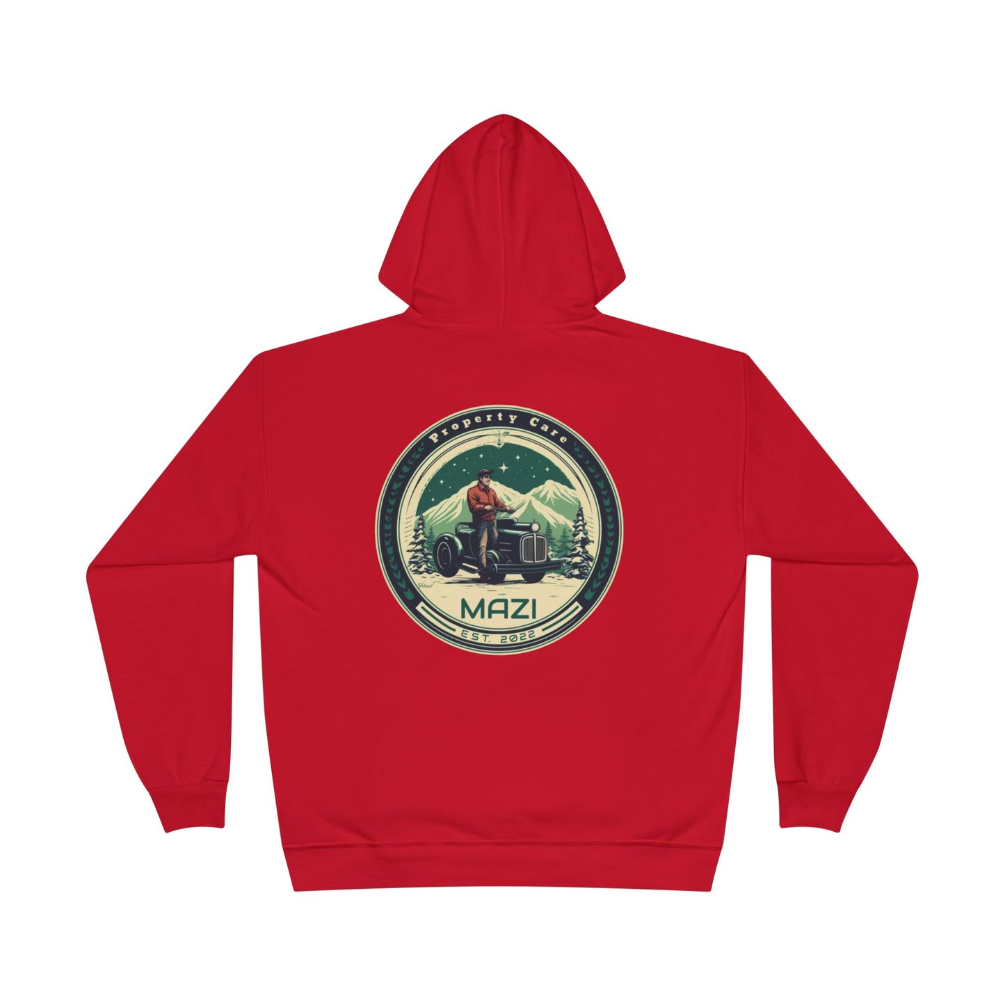 LA Mazi-Friendly Hoodie, Unisex Pullover, Sustainable Fashion, Spring Event Merch, EcoSmart Sweatshirt