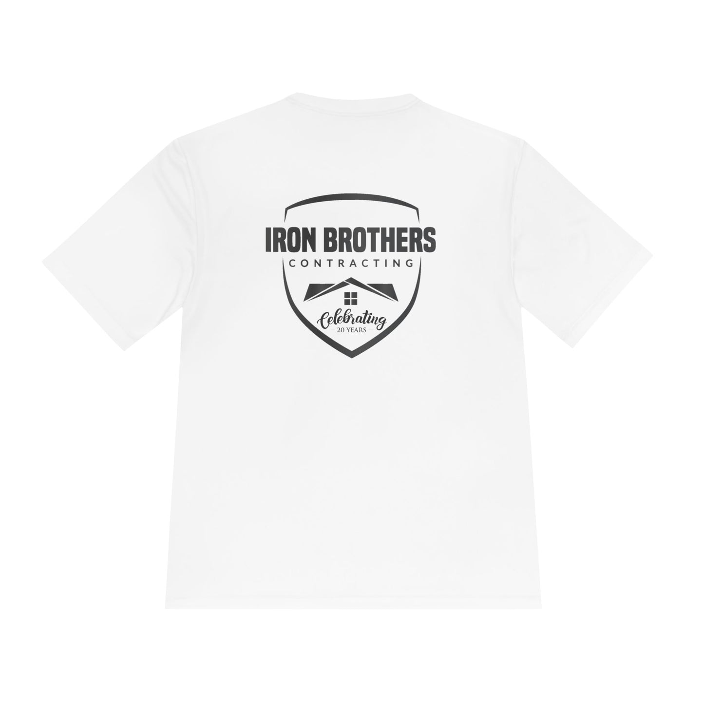(IBC 20 year front/back logo) Unisex Moisture Wicking Tee in Safety Colors and more
