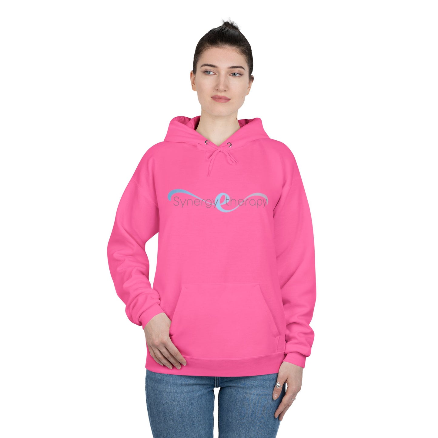LA Synergy-Friendly Hoodie, Unisex Pullover, Sustainable Fashion, Spring Event Merch, EcoSmart Sweatshirt