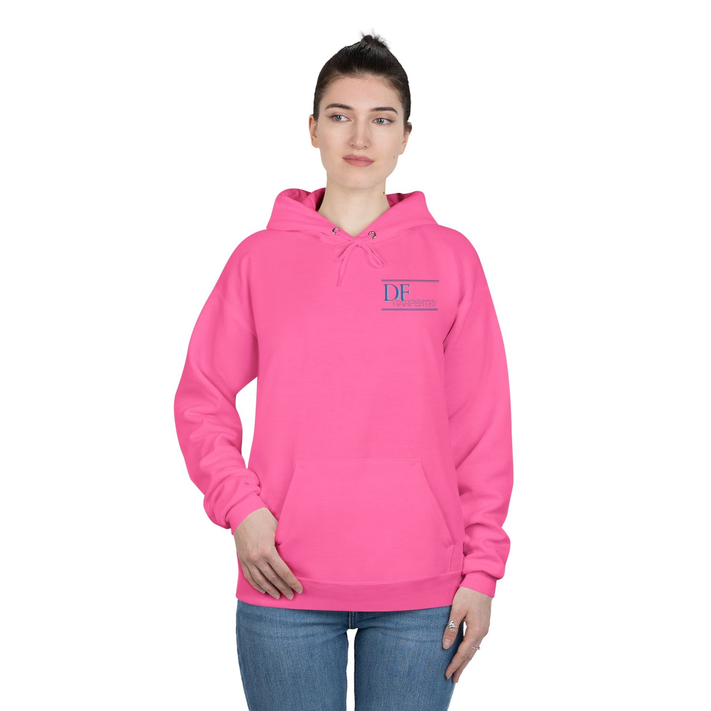 LA DF-Friendly Hoodie, Unisex Pullover, Sustainable Fashion, Spring Event Merch, EcoSmart Sweatshirt