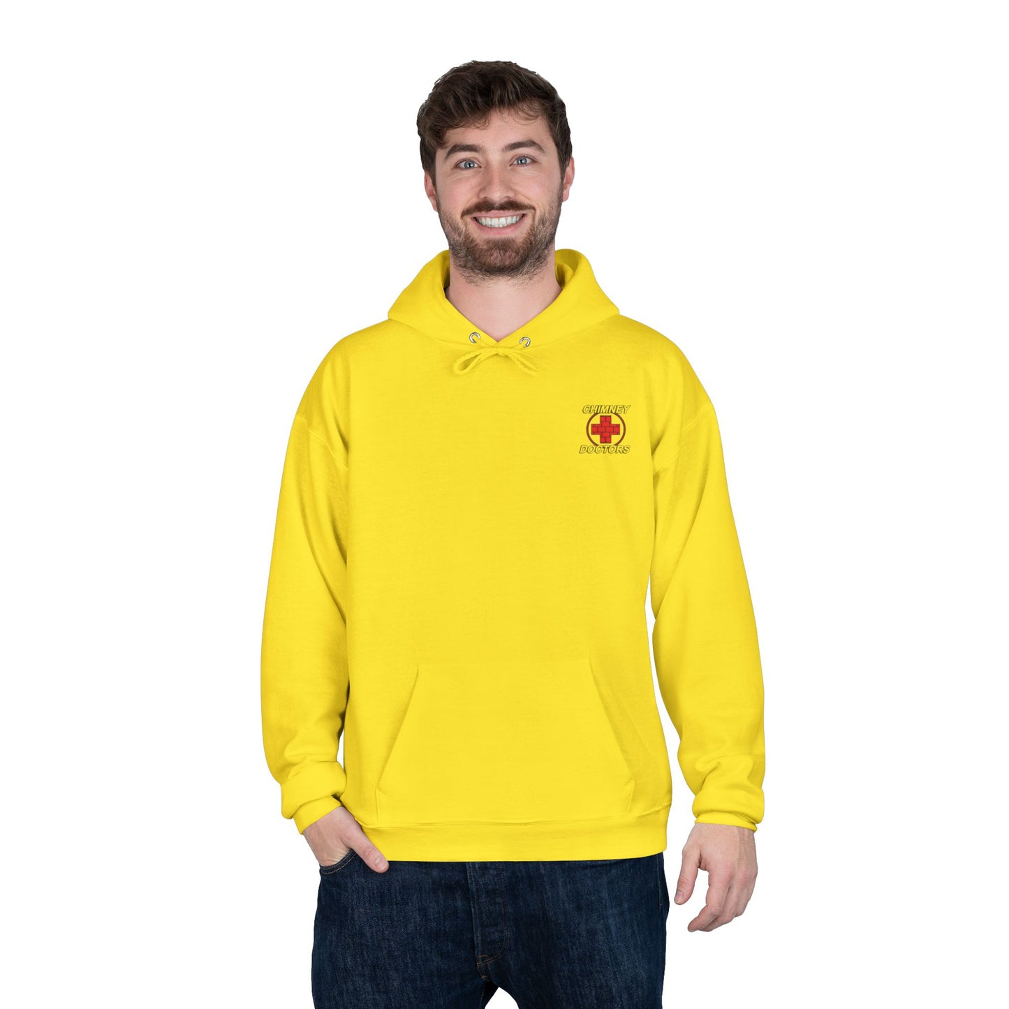 LA Chimney DR-Friendly Hoodie, Unisex Pullover, Sustainable Fashion, Spring Event Merch, EcoSmart Sweatshirt