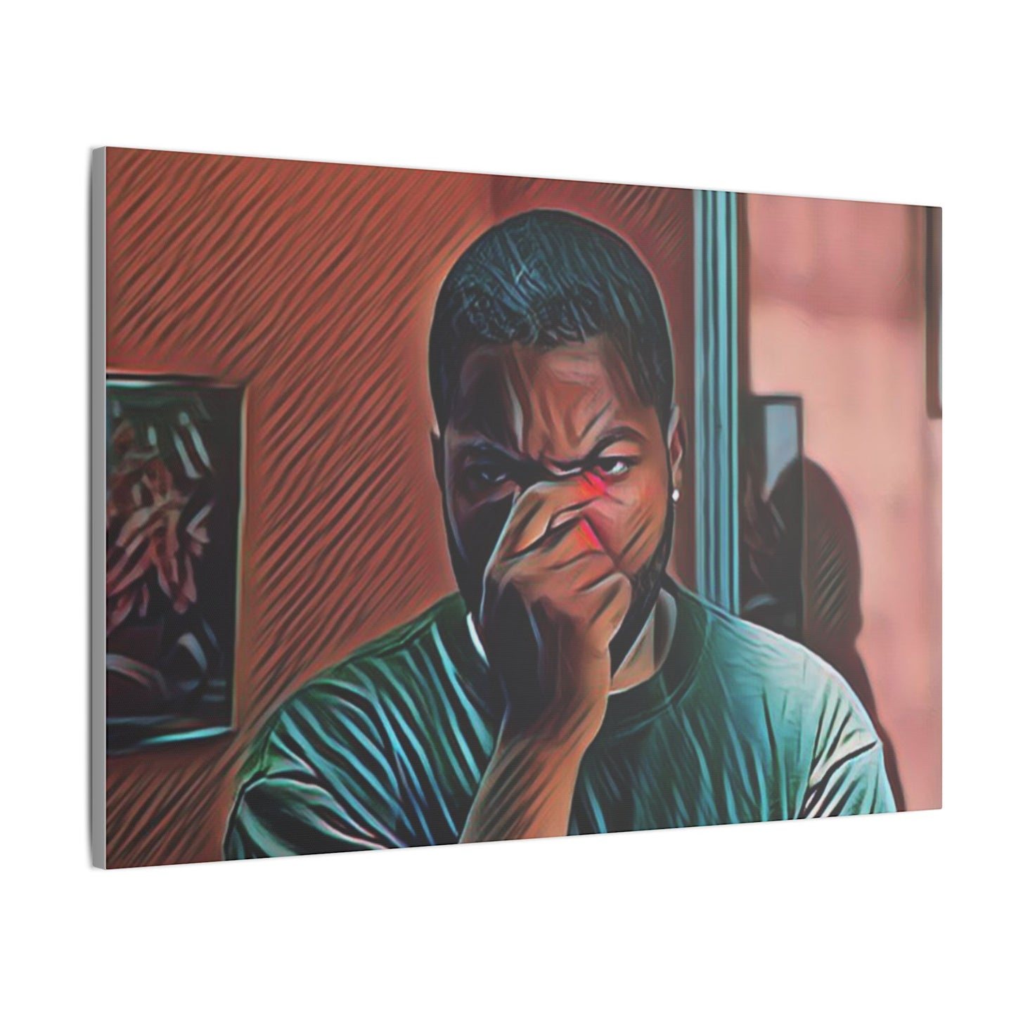Artistic Matte Canvas Wall Art - Funny Bathroom Decor