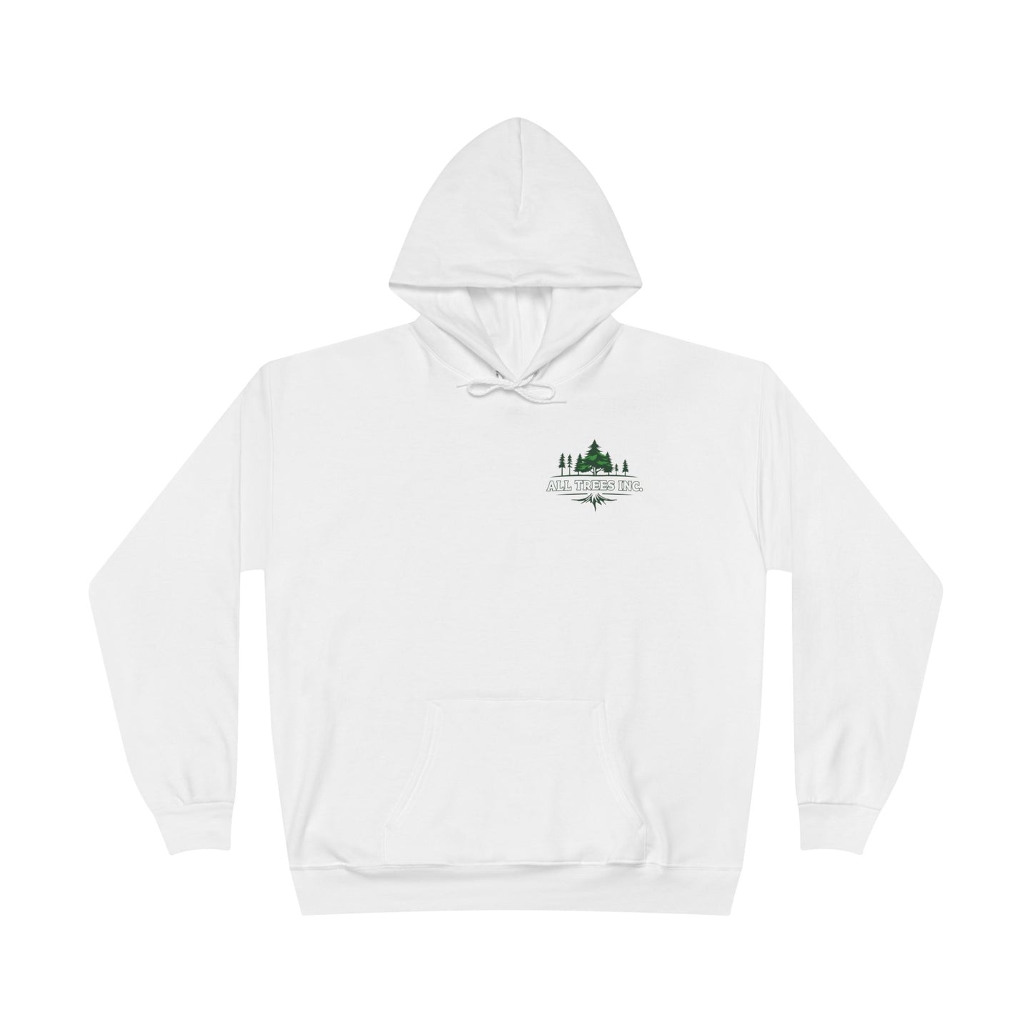 LA-All Trees INC -Eco-Friendly Hoodie, Unisex Pullover, Sustainable Fashion, Spring Event Merch, EcoSmart Sweatshirt
