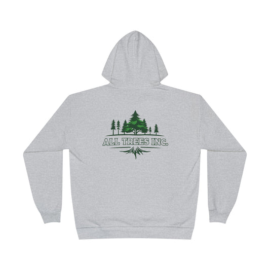 LA-All Trees INC -Eco-Friendly Hoodie, Unisex Pullover, Sustainable Fashion, Spring Event Merch, EcoSmart Sweatshirt