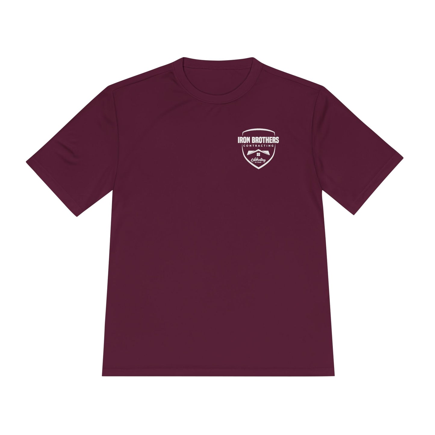 (IBC 20 year front/back logo) Unisex Moisture Wicking Tee in Safety Colors and more