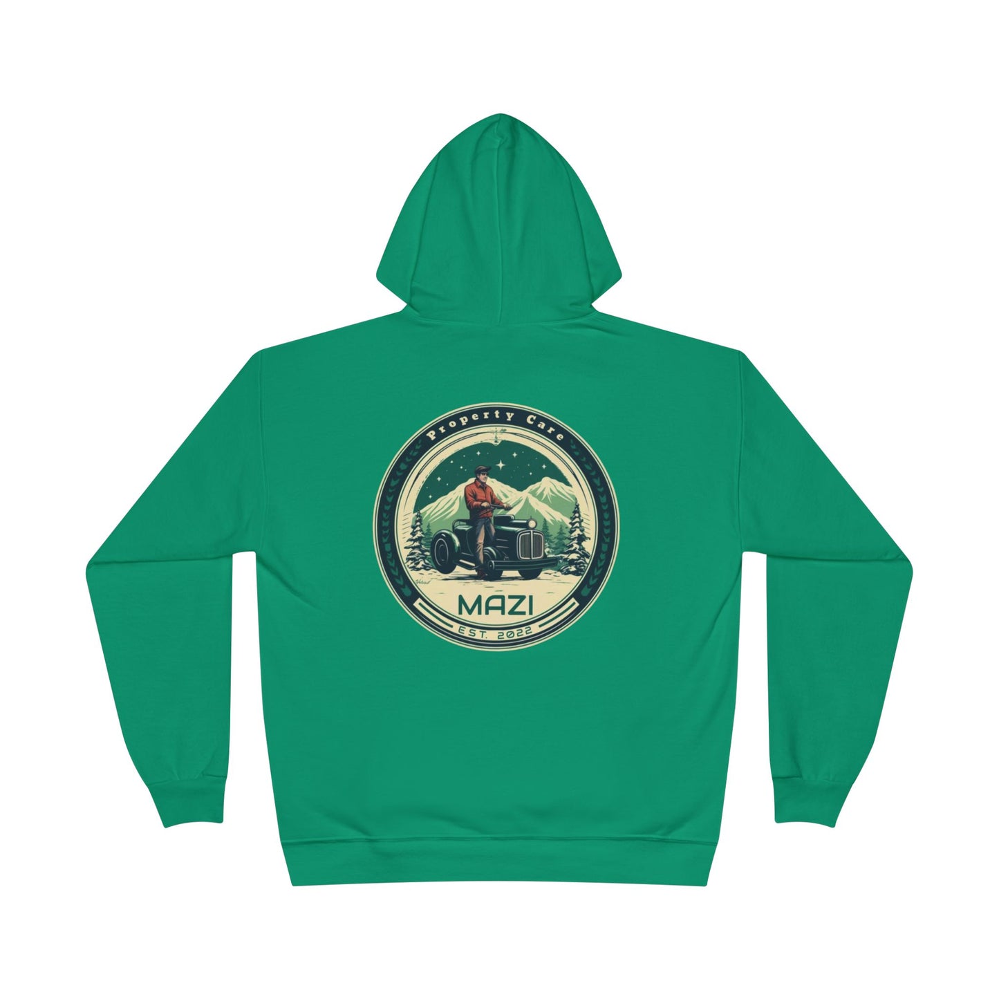 LA Mazi-Friendly Hoodie, Unisex Pullover, Sustainable Fashion, Spring Event Merch, EcoSmart Sweatshirt