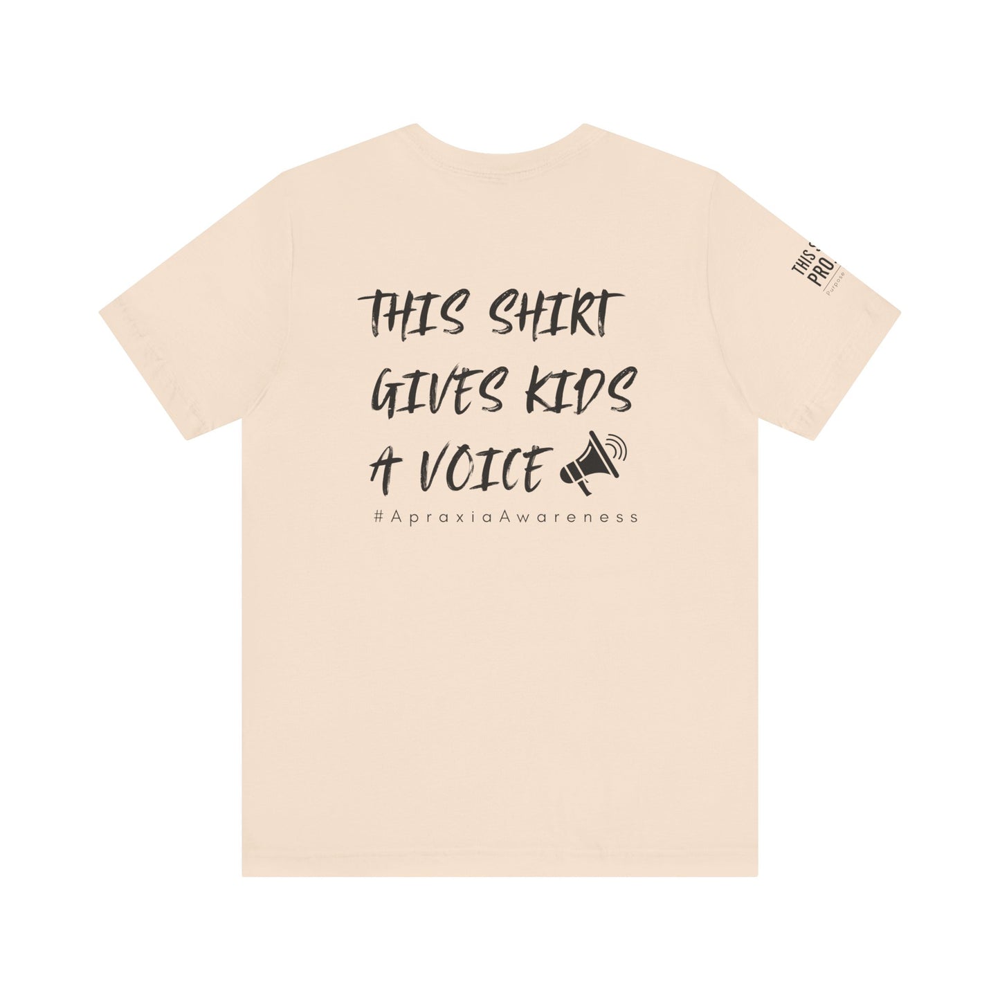 Unisex Tee Shirt + $10 donation provides communication tools for kids (Sponsored by Jae Co.)