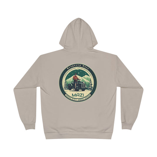 LA Mazi-Friendly Hoodie, Unisex Pullover, Sustainable Fashion, Spring Event Merch, EcoSmart Sweatshirt