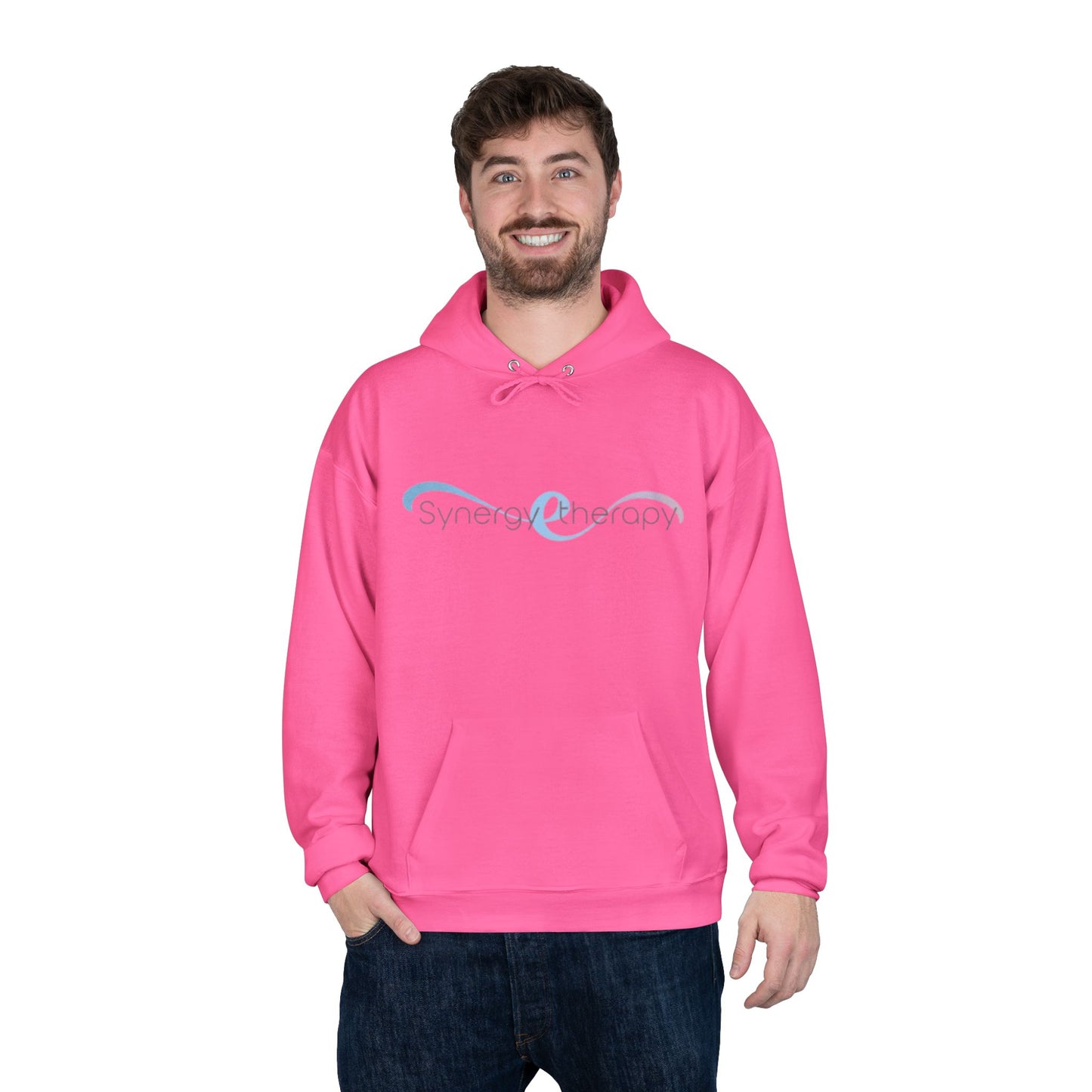 LA Synergy-Friendly Hoodie, Unisex Pullover, Sustainable Fashion, Spring Event Merch, EcoSmart Sweatshirt