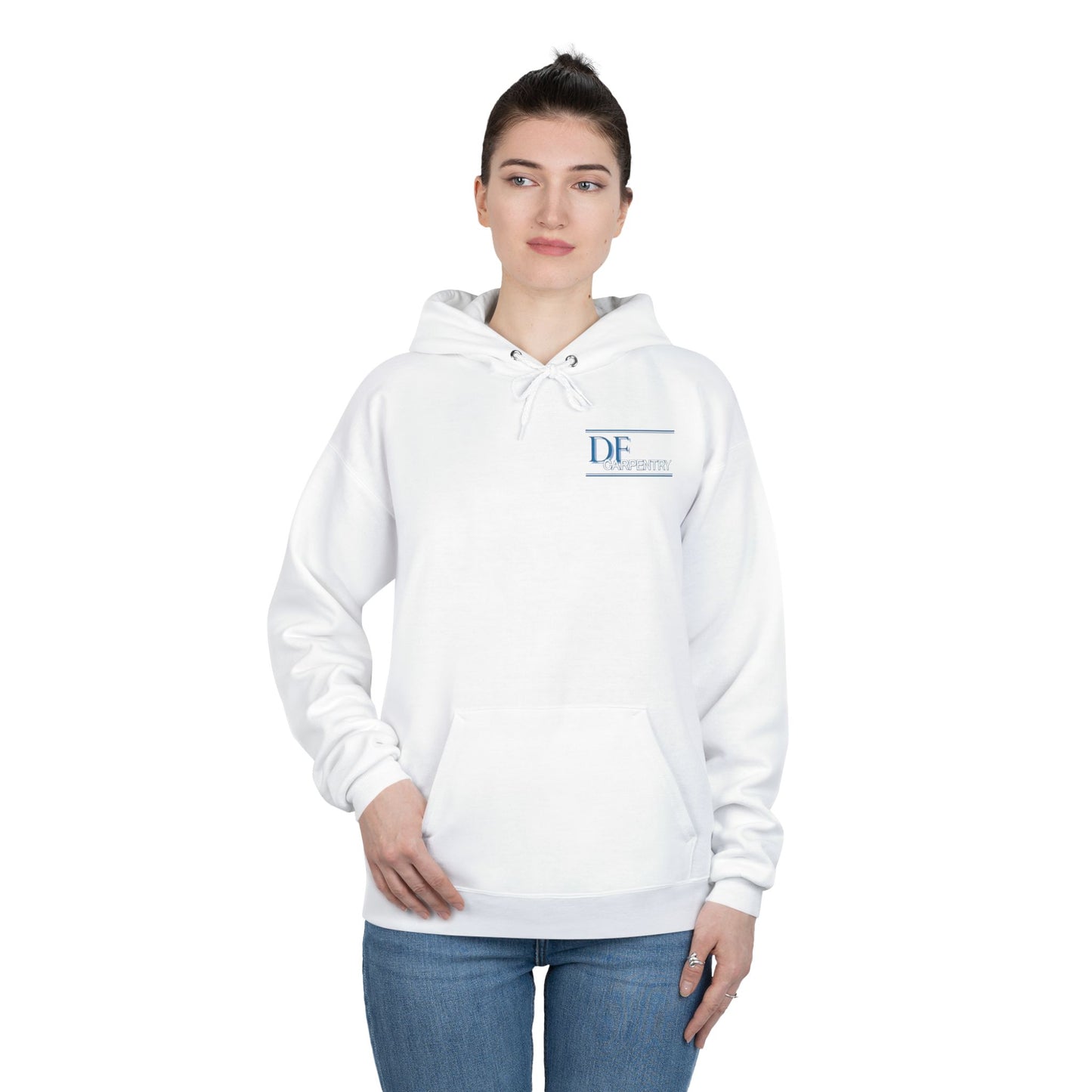 LA DF-Friendly Hoodie, Unisex Pullover, Sustainable Fashion, Spring Event Merch, EcoSmart Sweatshirt