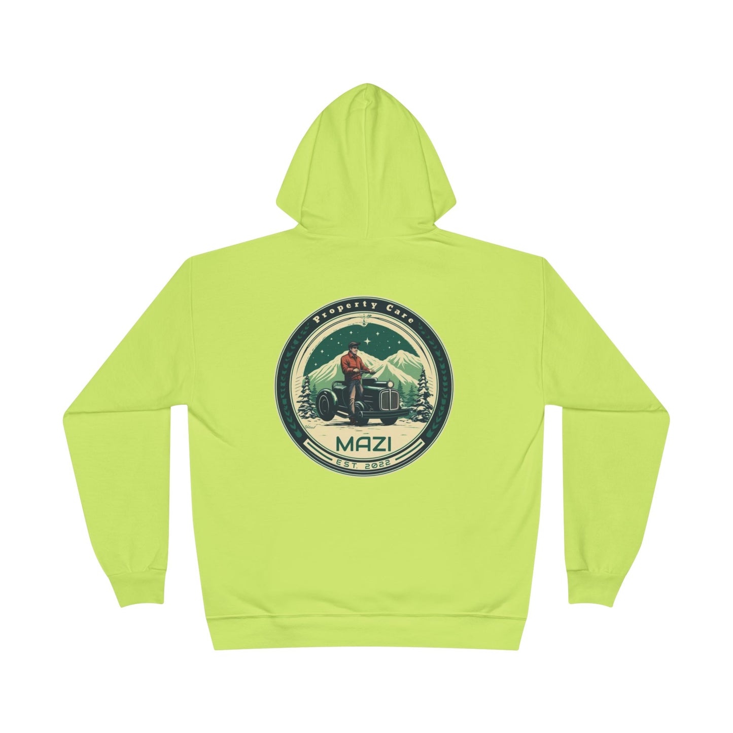 LA Mazi-Friendly Hoodie, Unisex Pullover, Sustainable Fashion, Spring Event Merch, EcoSmart Sweatshirt