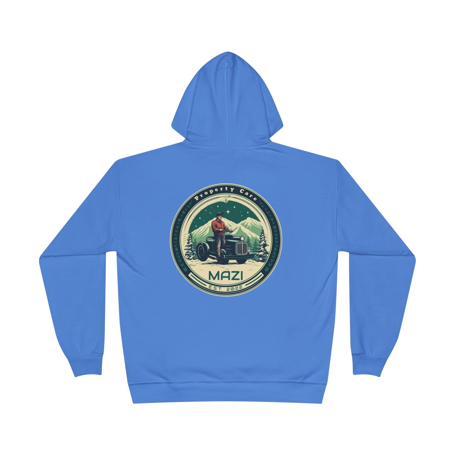 LA Mazi-Friendly Hoodie, Unisex Pullover, Sustainable Fashion, Spring Event Merch, EcoSmart Sweatshirt