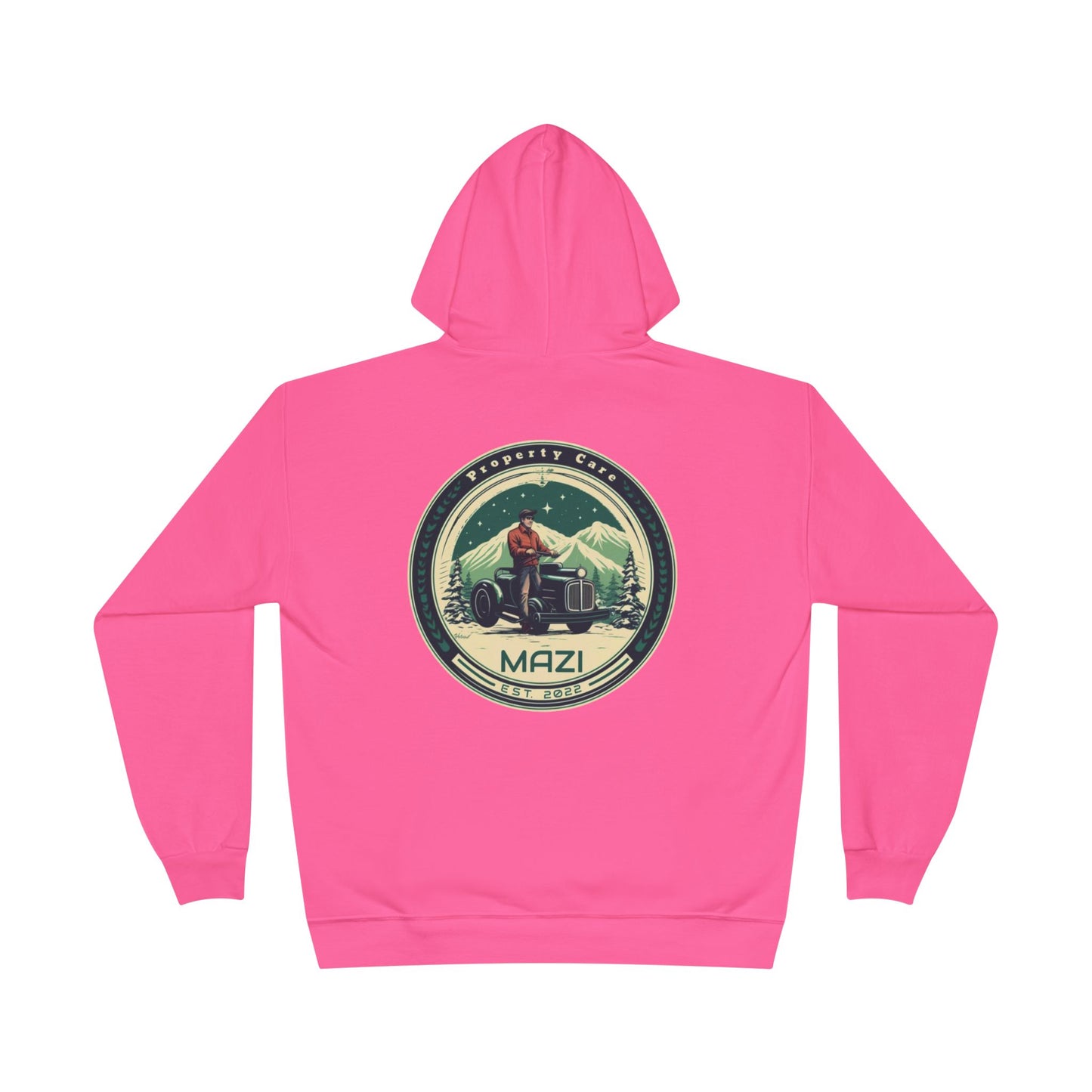 LA Mazi-Friendly Hoodie, Unisex Pullover, Sustainable Fashion, Spring Event Merch, EcoSmart Sweatshirt