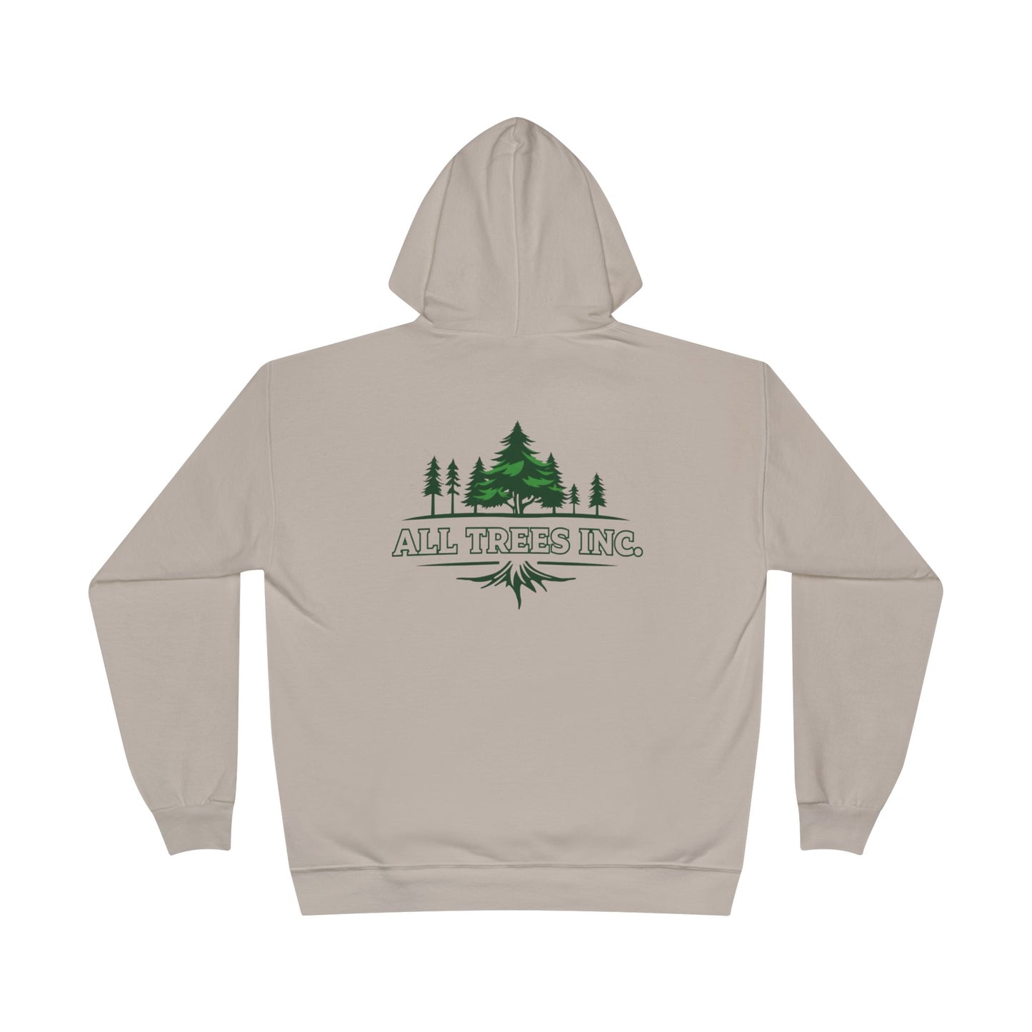 LA-All Trees INC -Eco-Friendly Hoodie, Unisex Pullover, Sustainable Fashion, Spring Event Merch, EcoSmart Sweatshirt