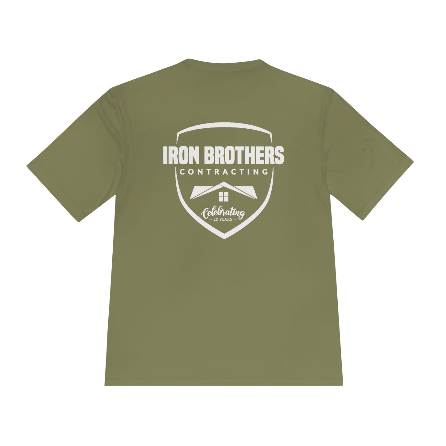 (IBC 20 year front/back logo) Unisex Moisture Wicking Tee in Safety Colors and more