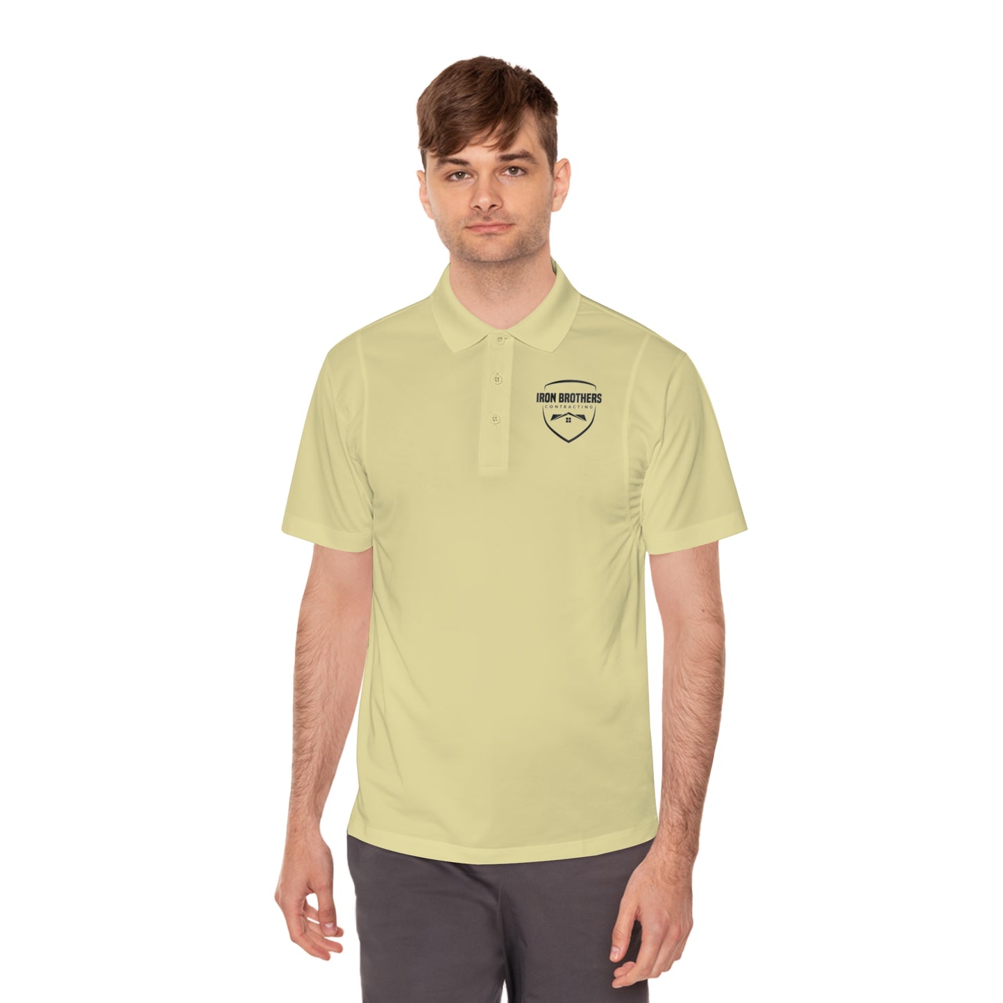 (IBC Logo Front Only) Men's Sport Polo Shirt