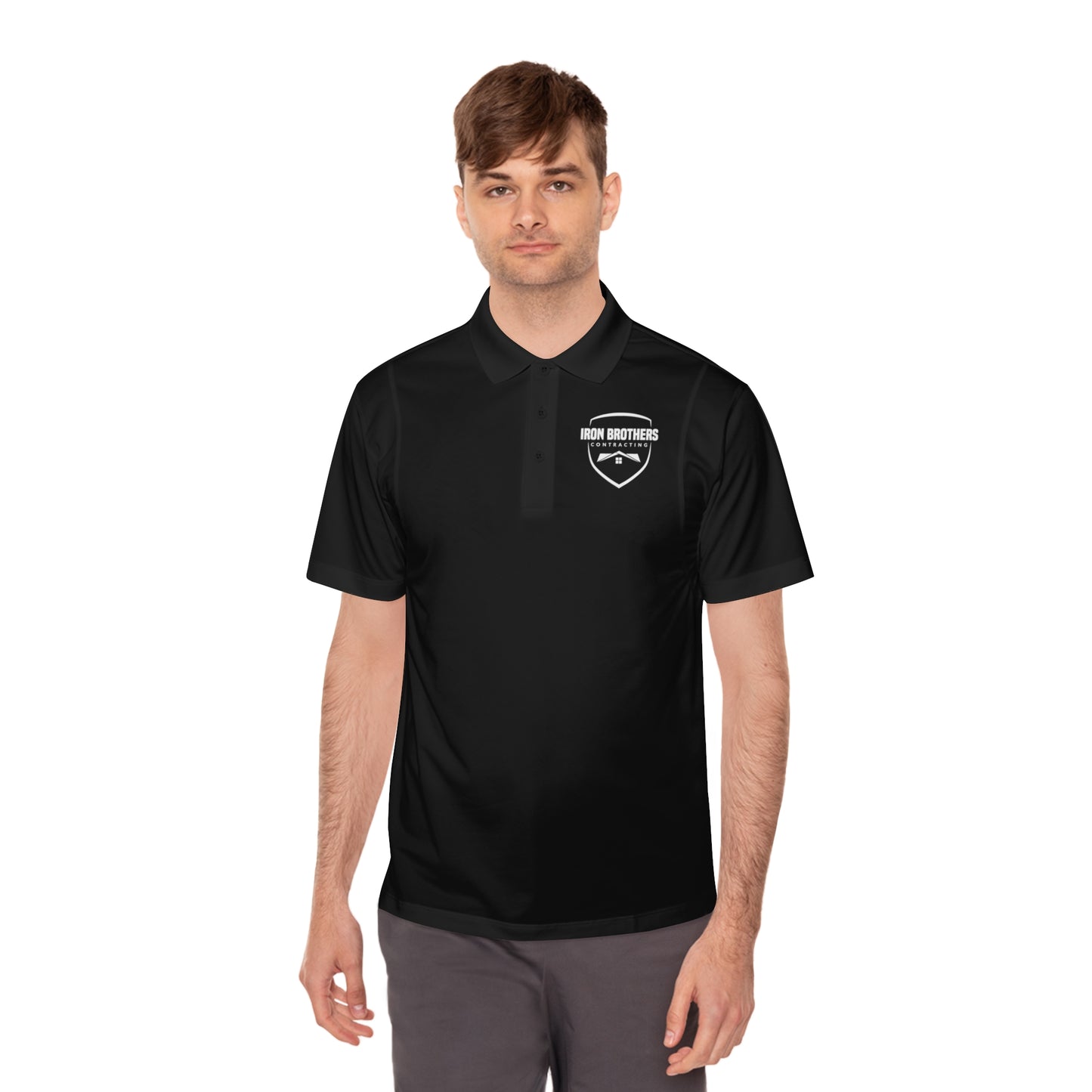 (IBC Logo Front Only) Men's Sport Polo Shirt