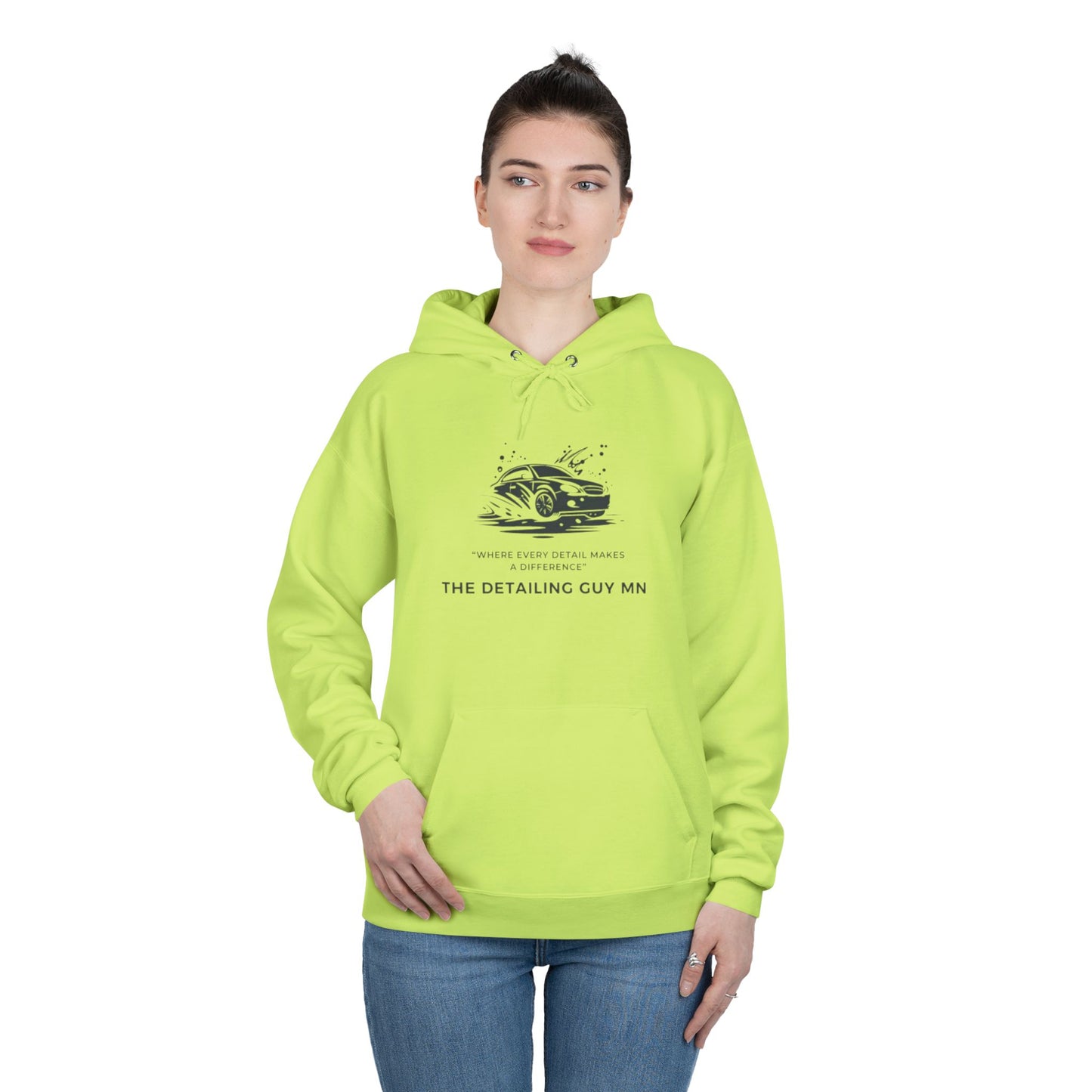 LA Detail guy -Eco-Friendly Hoodie, Unisex Pullover, Sustainable Fashion, Spring Event Merch, EcoSmart Sweatshirt