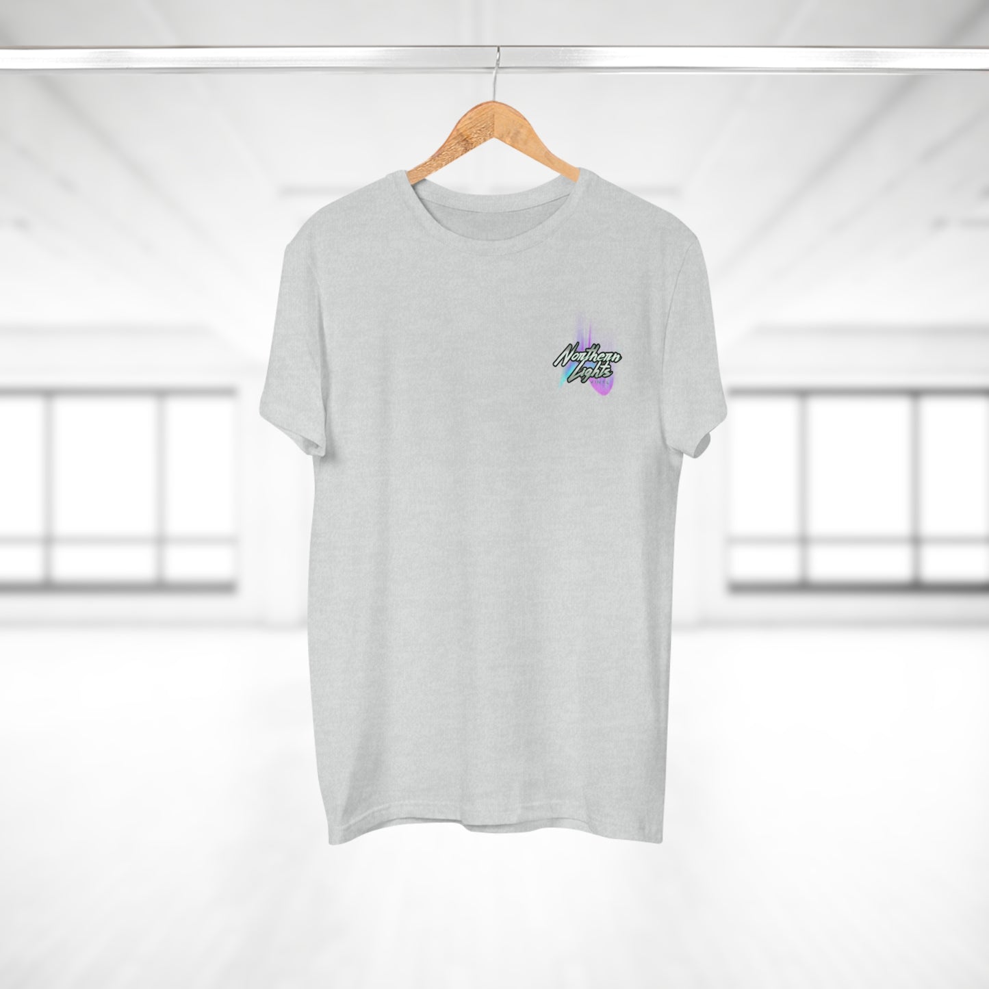 LA Northern Lights-Men's T-Shirt, Casual Tee, Gardening Gift, Outdoor Apparel, Summer Wear, Father's Day Gift