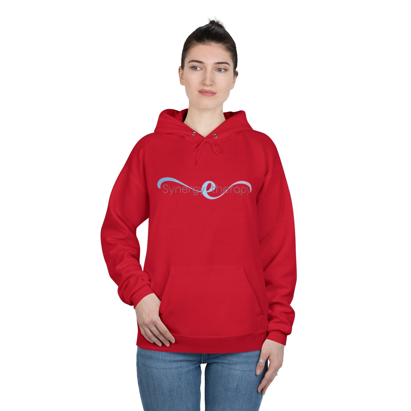 LA Synergy-Friendly Hoodie, Unisex Pullover, Sustainable Fashion, Spring Event Merch, EcoSmart Sweatshirt