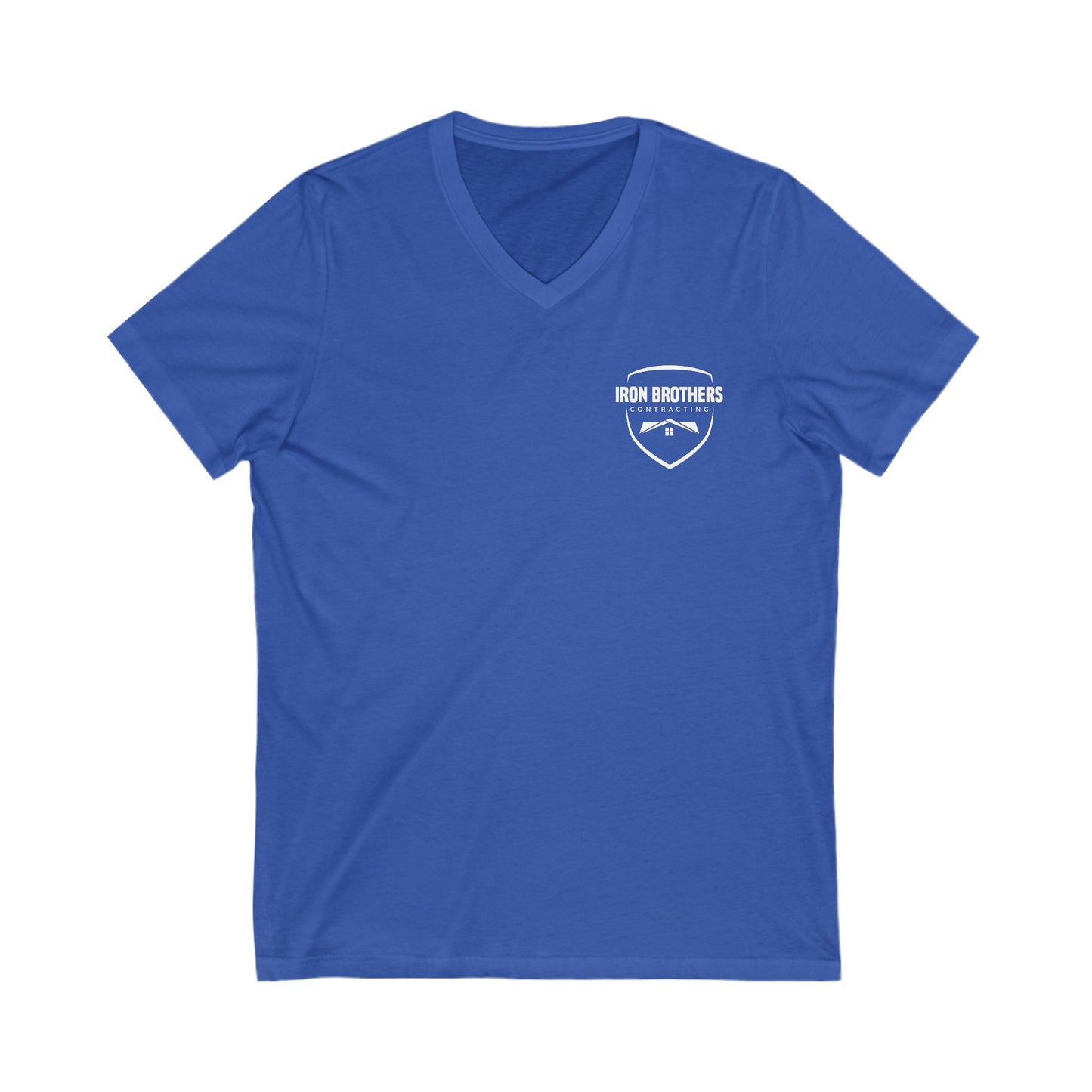 (IBC Logo Front Only) Unisex Jersey Short Sleeve V-Neck Tee