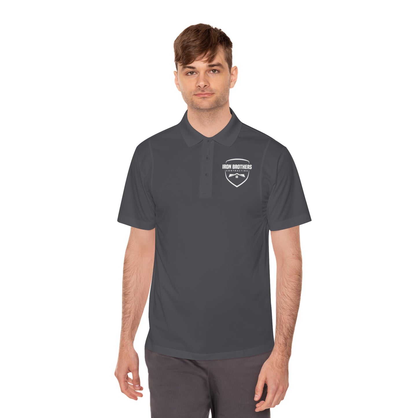 (IBC Logo Front Only) Men's Sport Polo Shirt